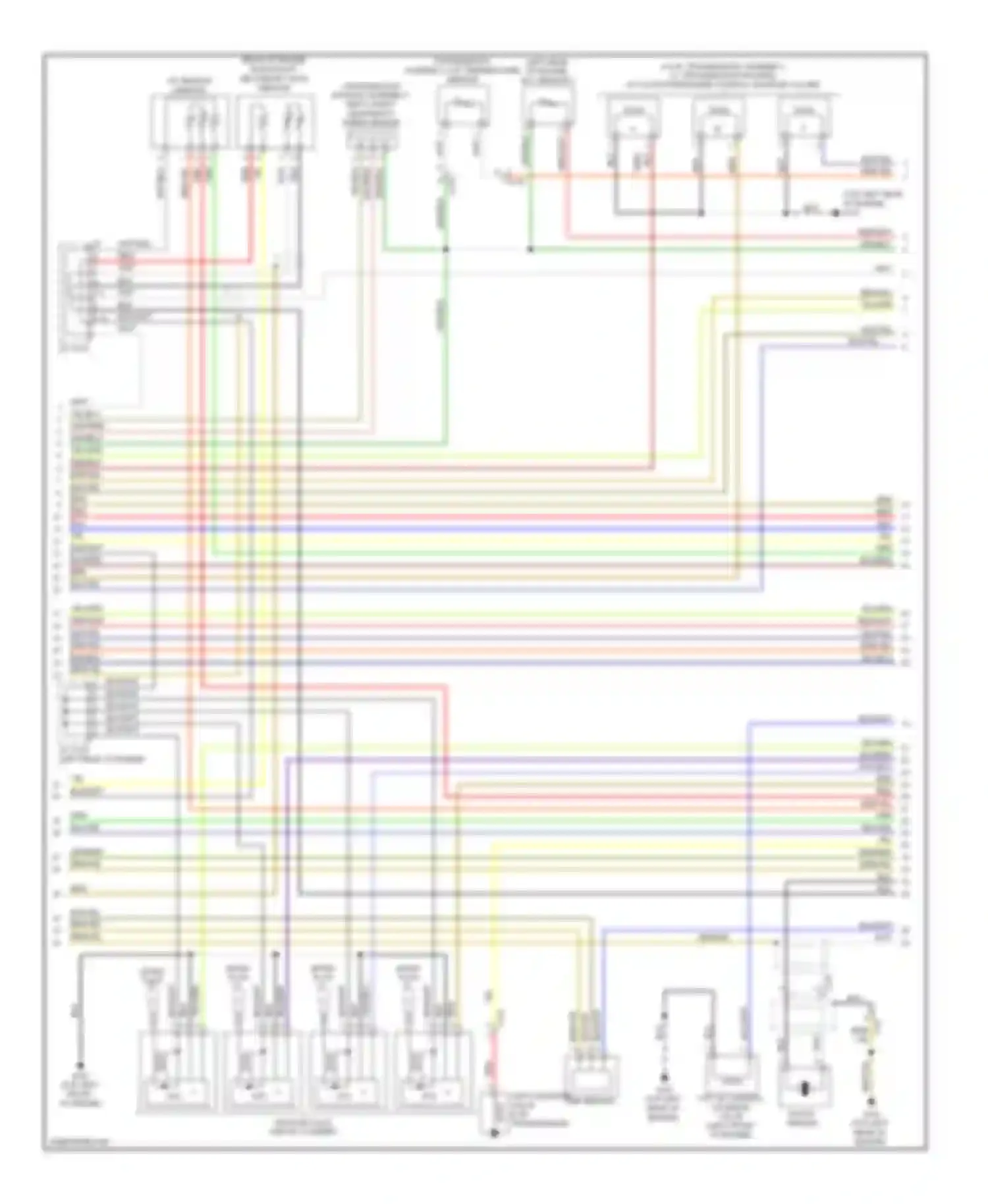 Crosstour Honda I facelift (2012-2015): Wiring diagram engine performance 2.4l (4 of 5)