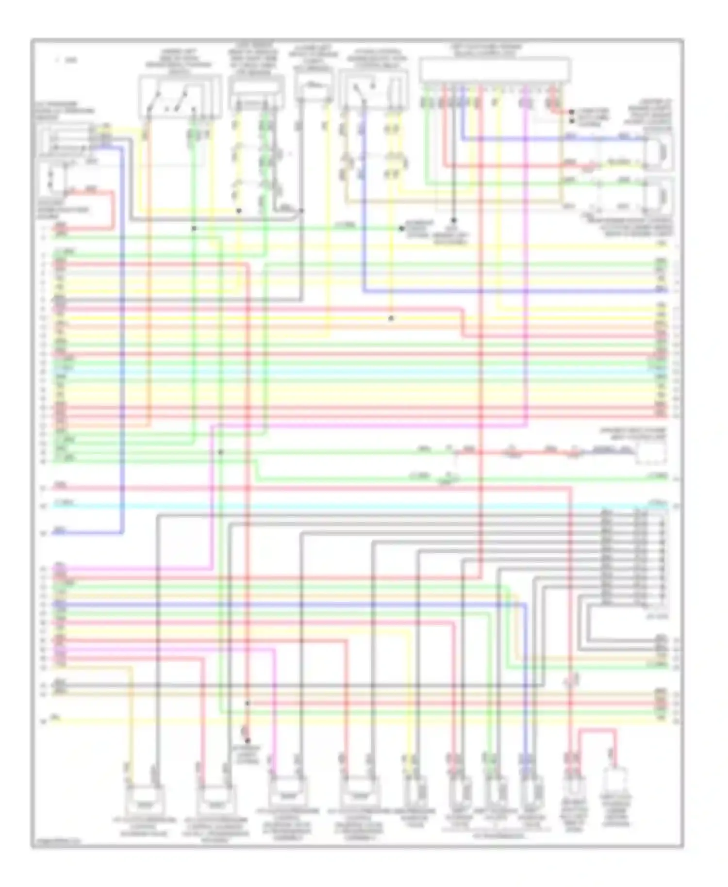 Crosstour Honda I facelift (2012-2015): Wiring diagram engine performance 3.5l (2 of 7)