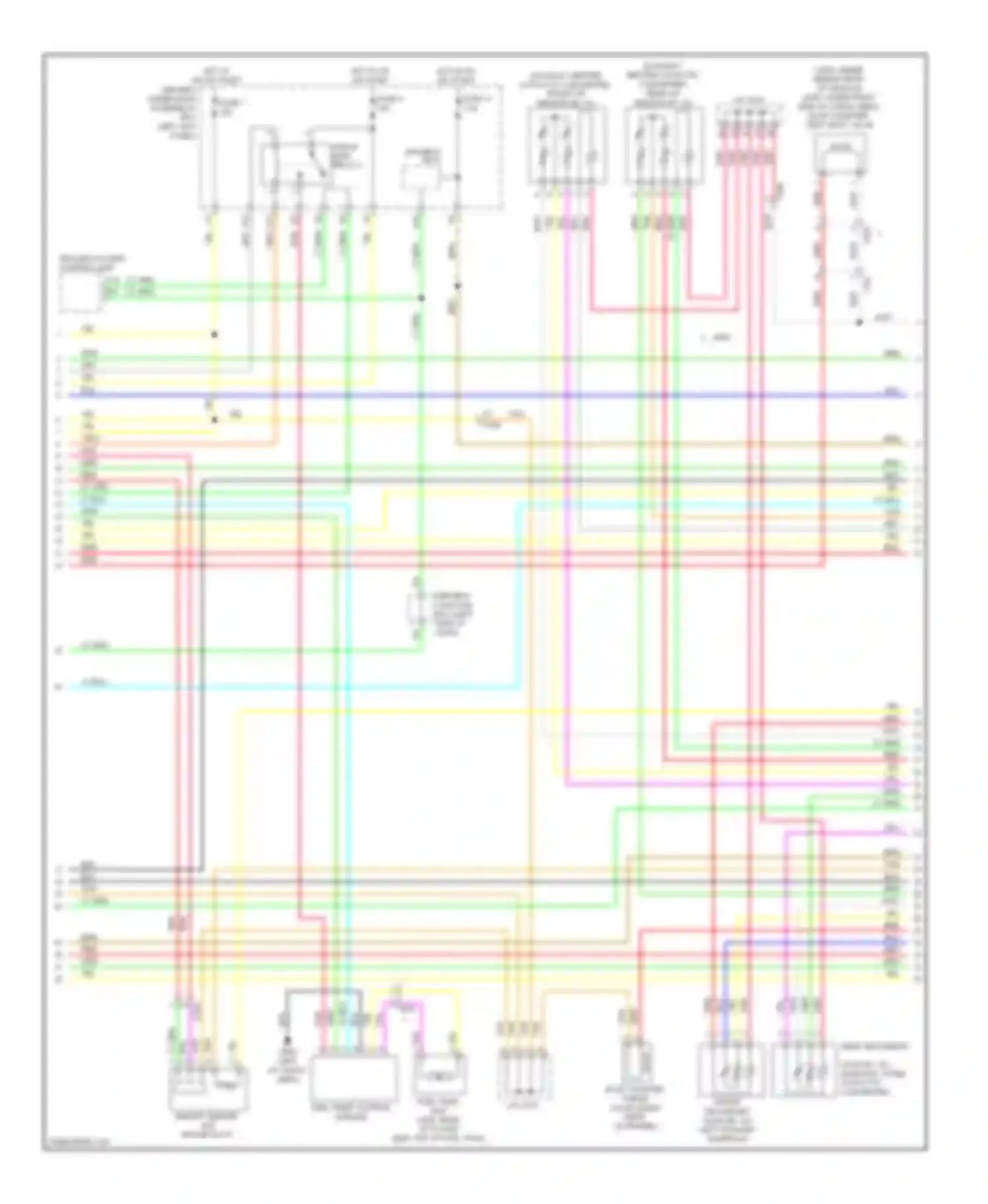 Crosstour Honda I facelift (2012-2015): Wiring diagram engine performance 3.5l (3 of 7)
