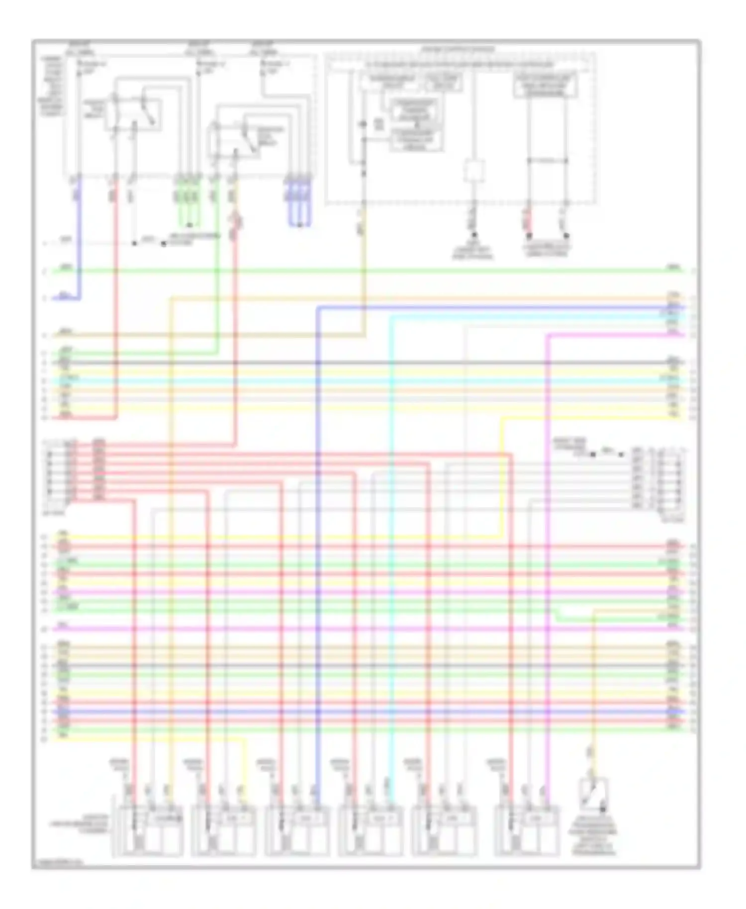 Crosstour Honda I facelift (2012-2015): Wiring diagram engine performance 3.5l (4 of 7)