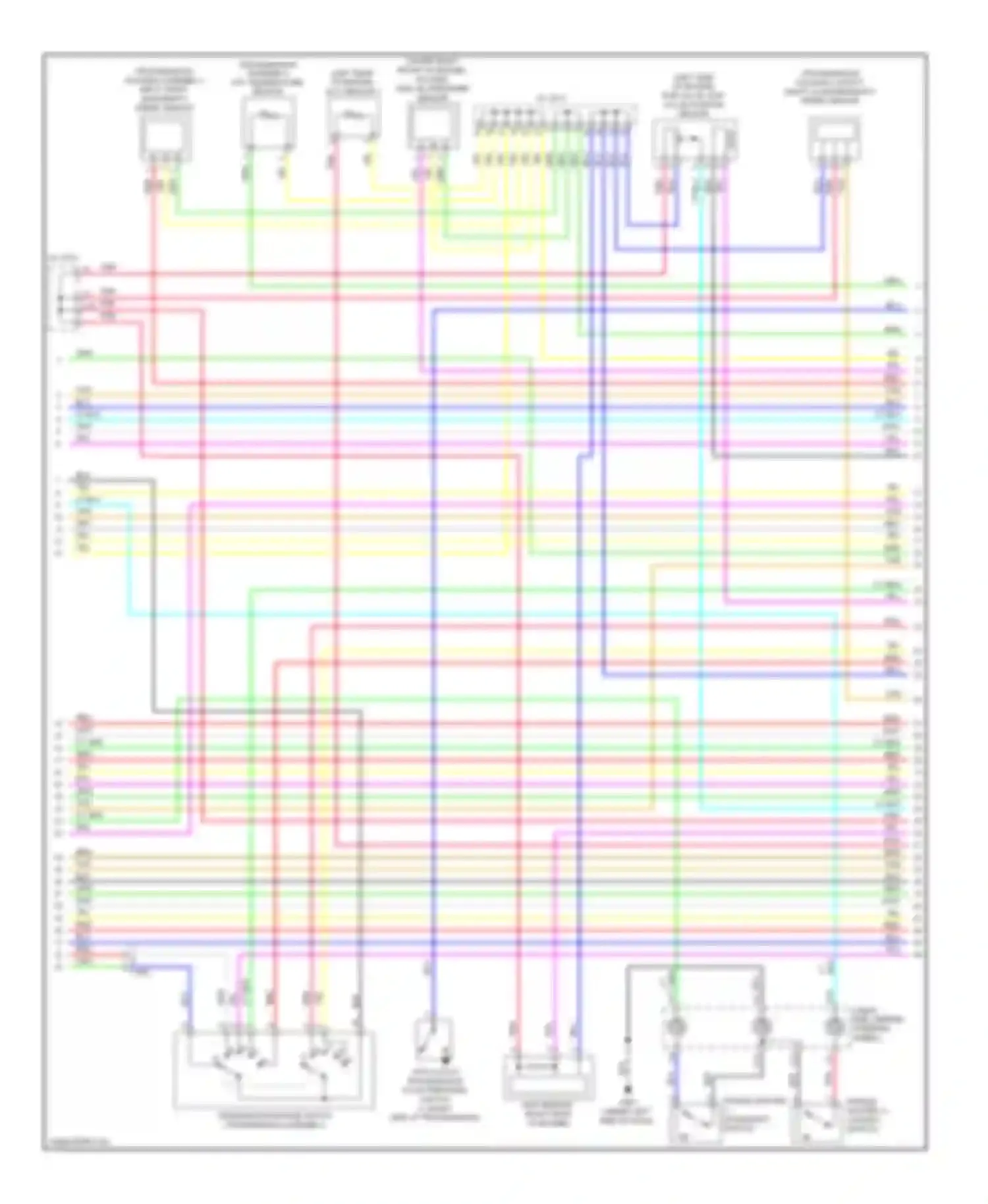 Crosstour Honda I facelift (2012-2015): Wiring diagram engine performance 3.5l (5 of 7)