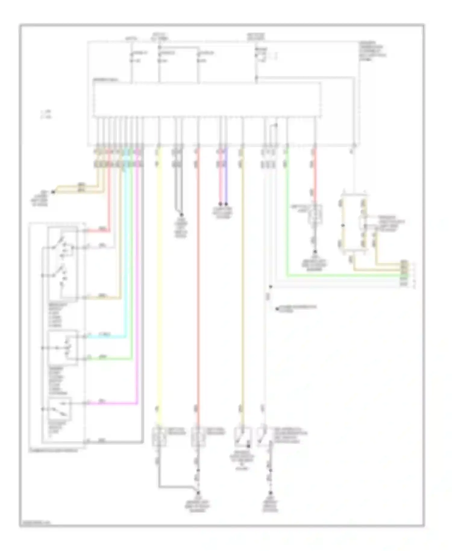 Crosstour Honda I facelift (2012-2015): Headlights circuit (1 of 2)