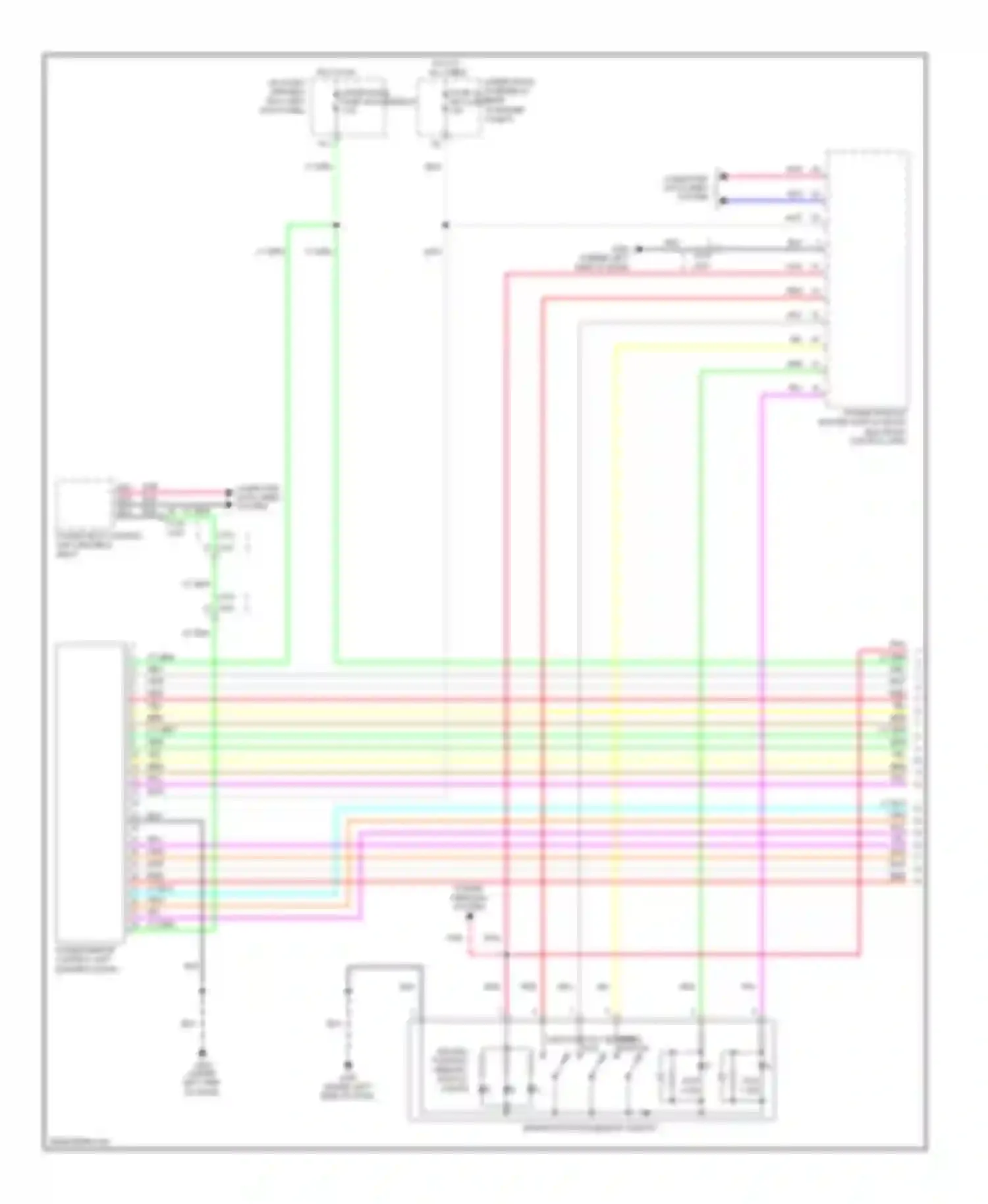 Crosstour Honda I facelift (2012-2015): Memory mirrors circuit (1 of 2)