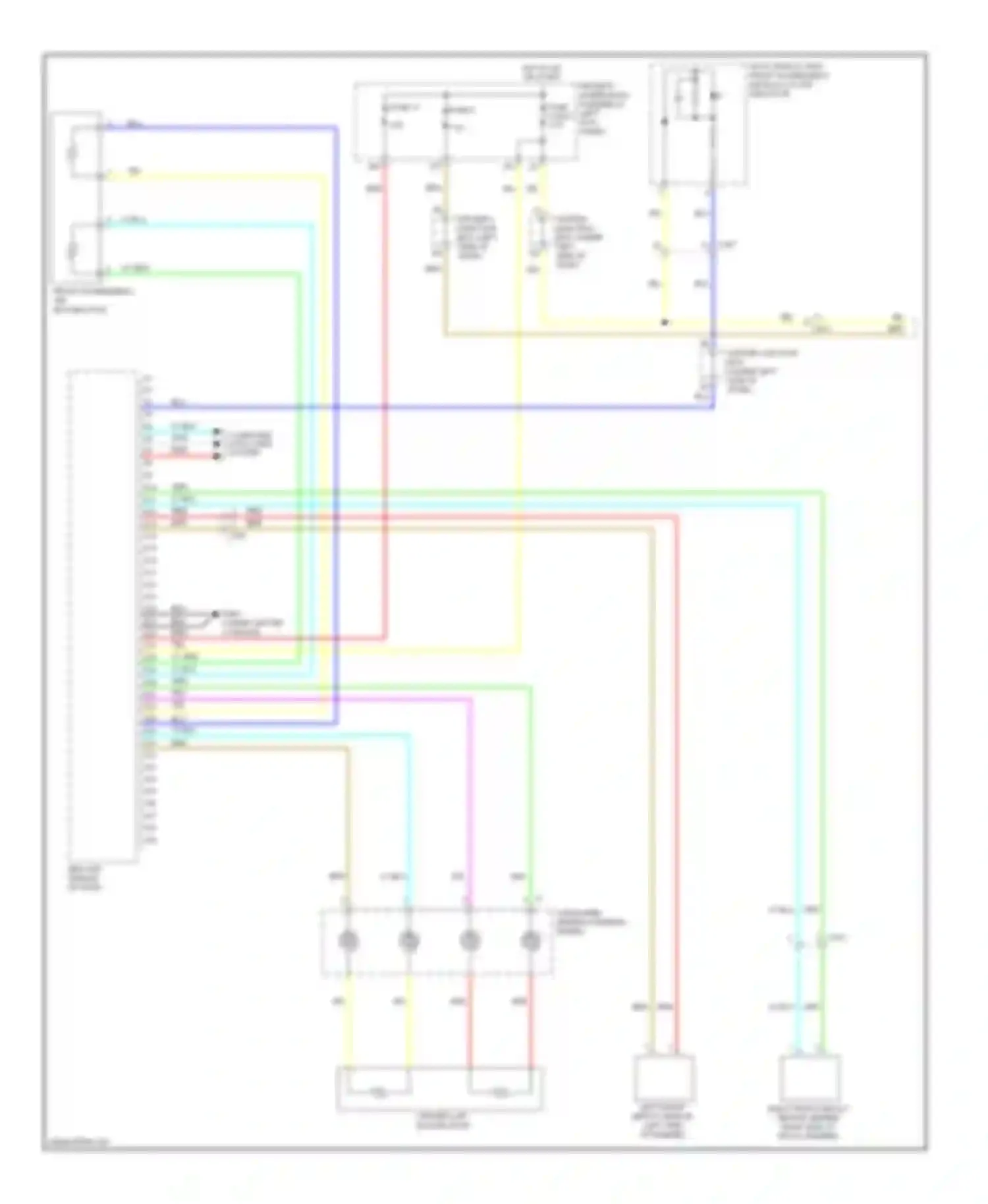 Crosstour Honda I facelift (2012-2015): 2.4l, supplemental restraints circuit (1 of 3)