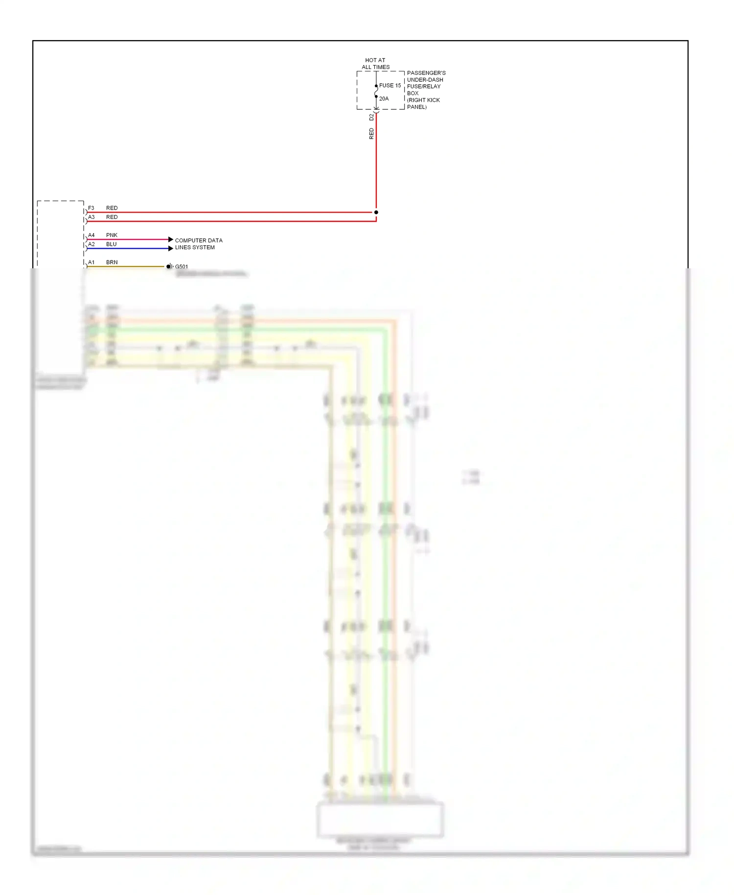 Wiring diagram audio unit/audio navigation unit for Honda Crosstour I facelift (2012-2015) (2 of 2)