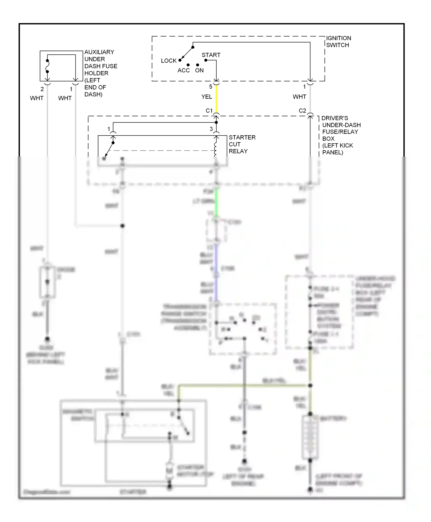 Wiring diagram blu for Honda Crosstour I facelift (2012-2015) (93 of 118)