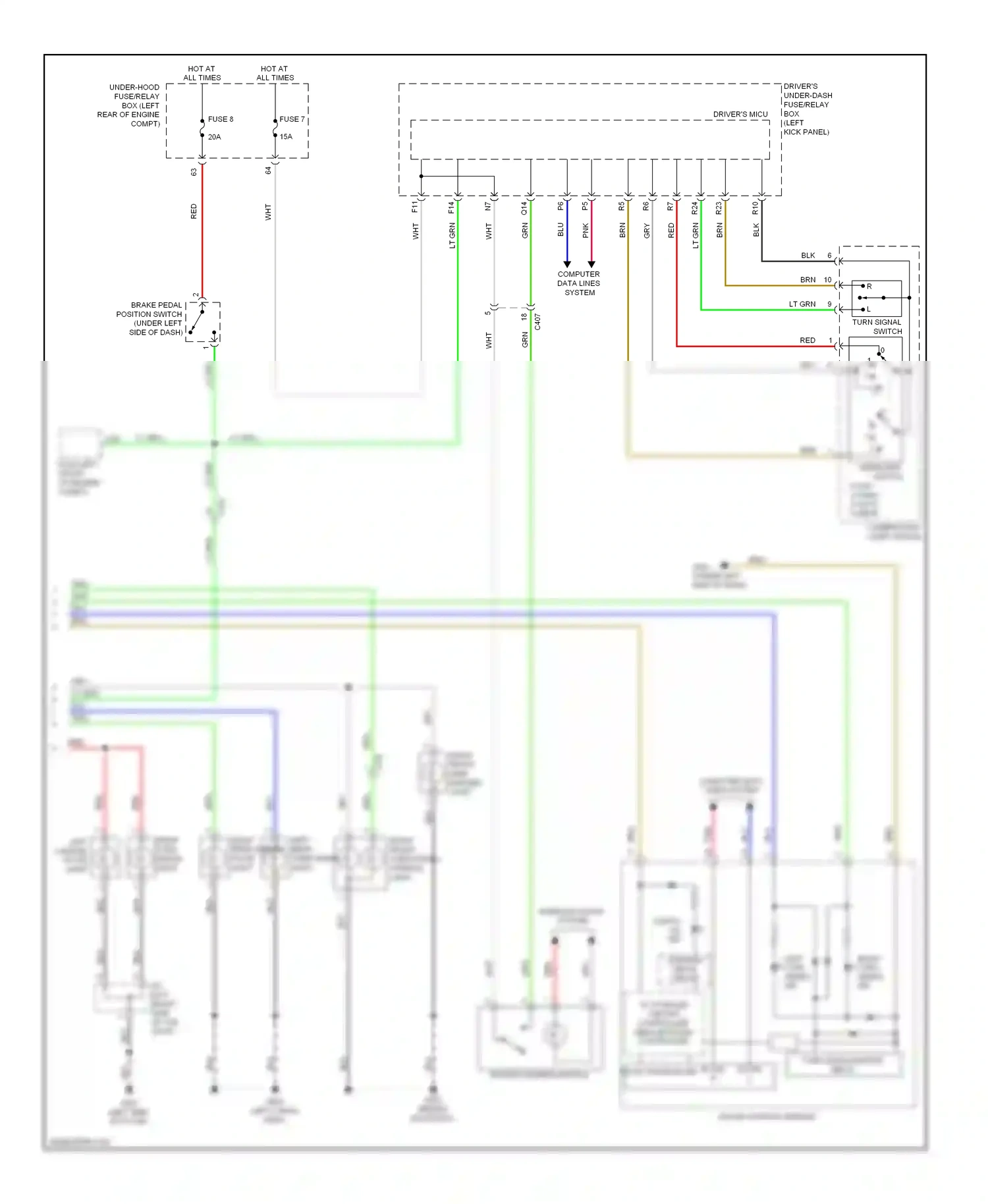 Wiring diagram blu for Honda Crosstour I facelift (2012-2015) (41 of 118)