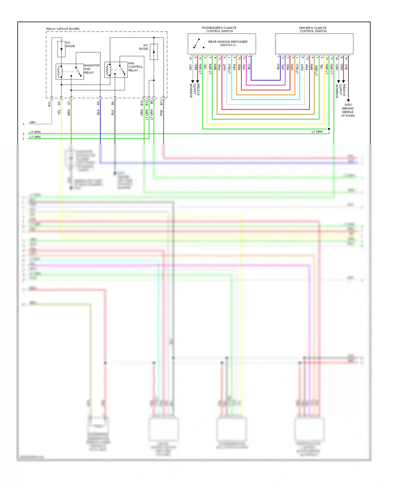 Wiring diagram blu for Honda Crosstour I facelift (2012-2015) (5 of 118)