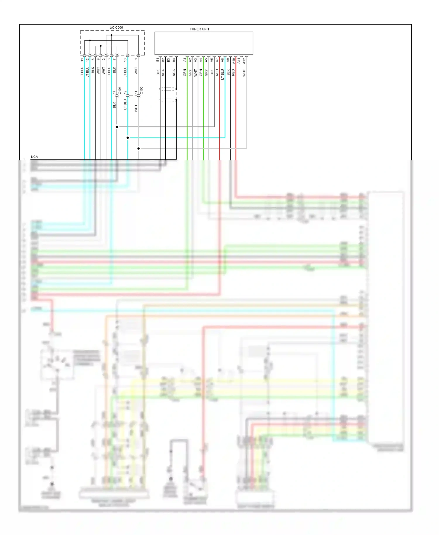 Wiring diagram combination light switch for Honda Crosstour I facelift (2012-2015) (6 of 11)
