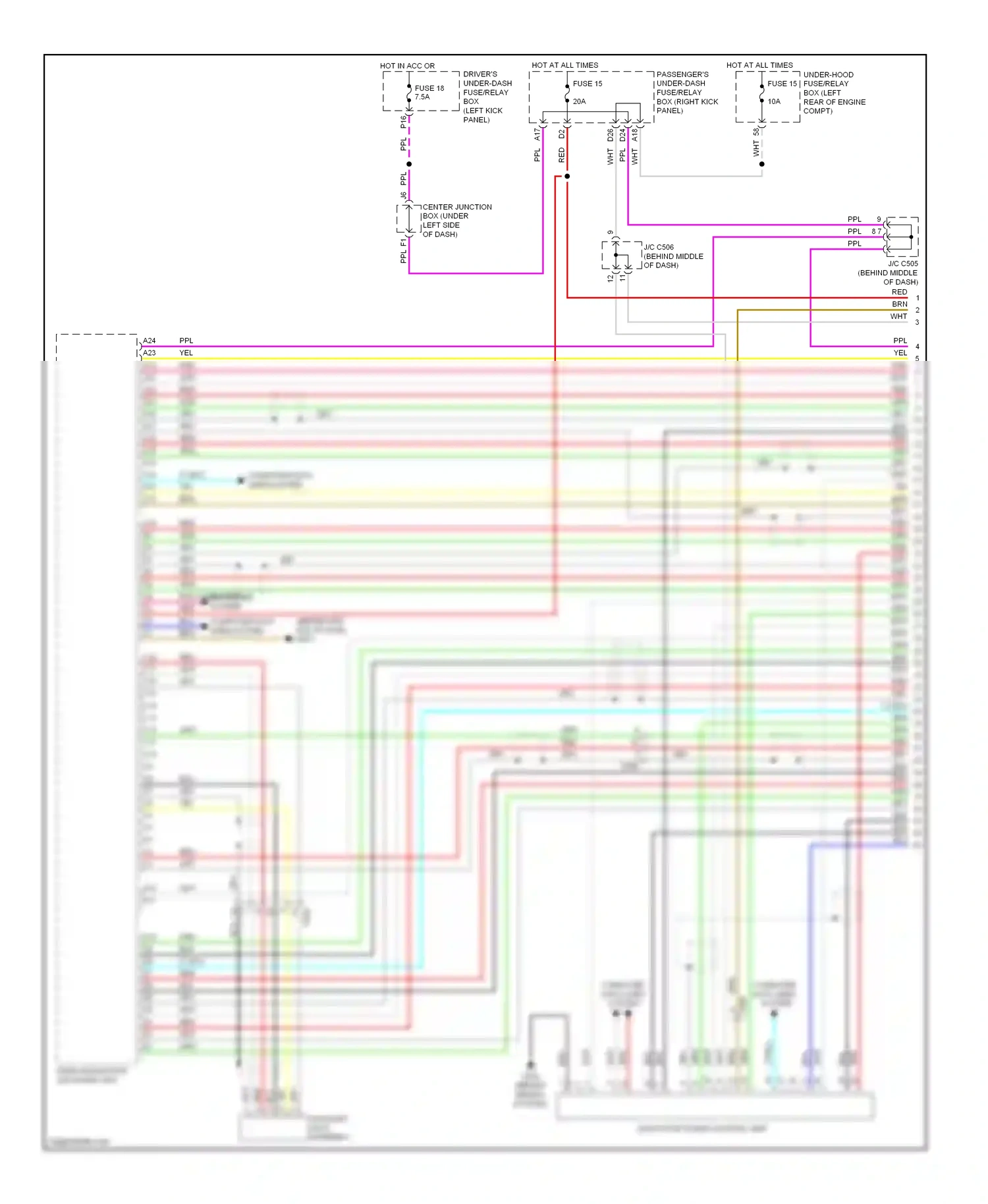 Wiring diagram computer data lines system for Honda Crosstour I facelift (2012-2015) (41 of 82)