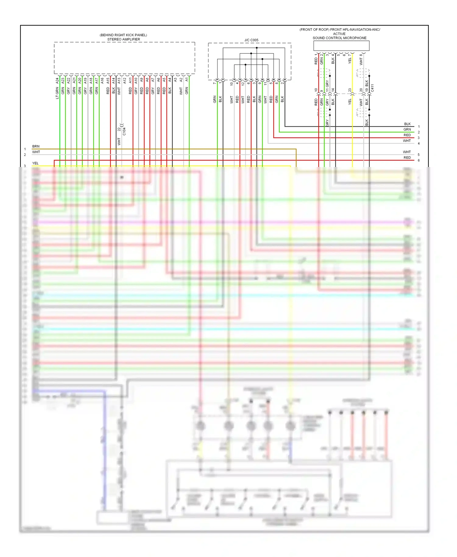 Wiring diagram display switch for Honda Crosstour I facelift (2012-2015) (3 of 4)