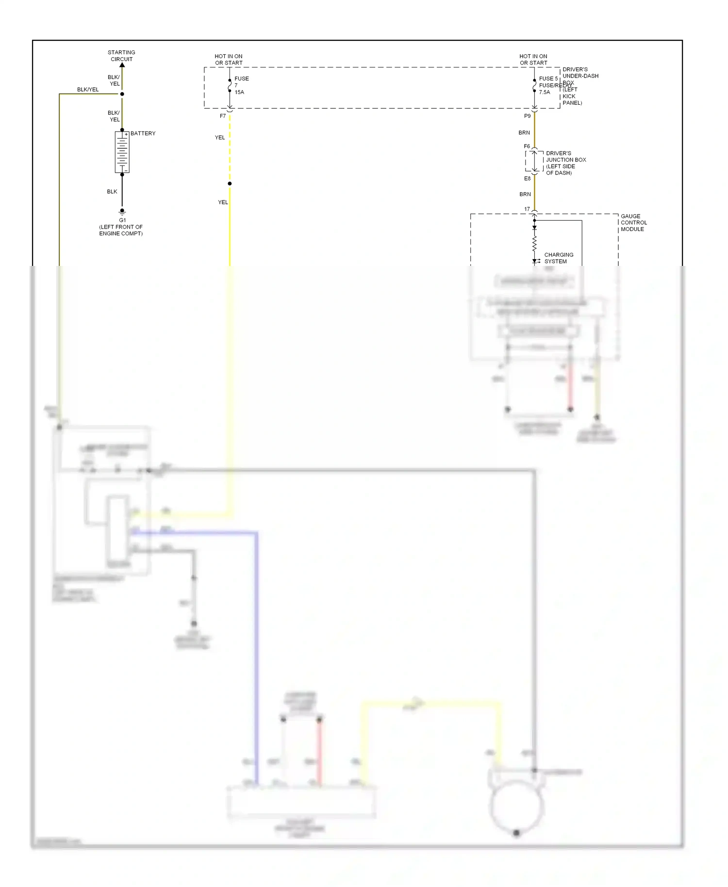 Wiring diagram fuse 5 for Honda Crosstour I facelift (2012-2015) (11 of 23)