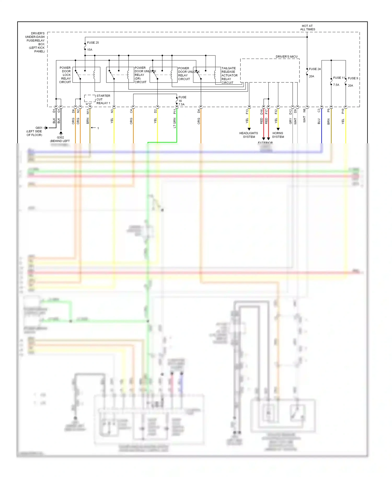 Wiring diagram org/ for Honda Crosstour I facelift (2012-2015) (10 of 84)