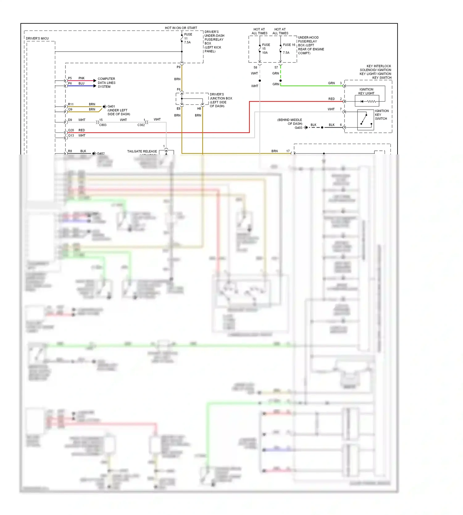 Wiring diagram pnk computer data lines system for Honda Crosstour I facelift (2012-2015) (11 of 11)