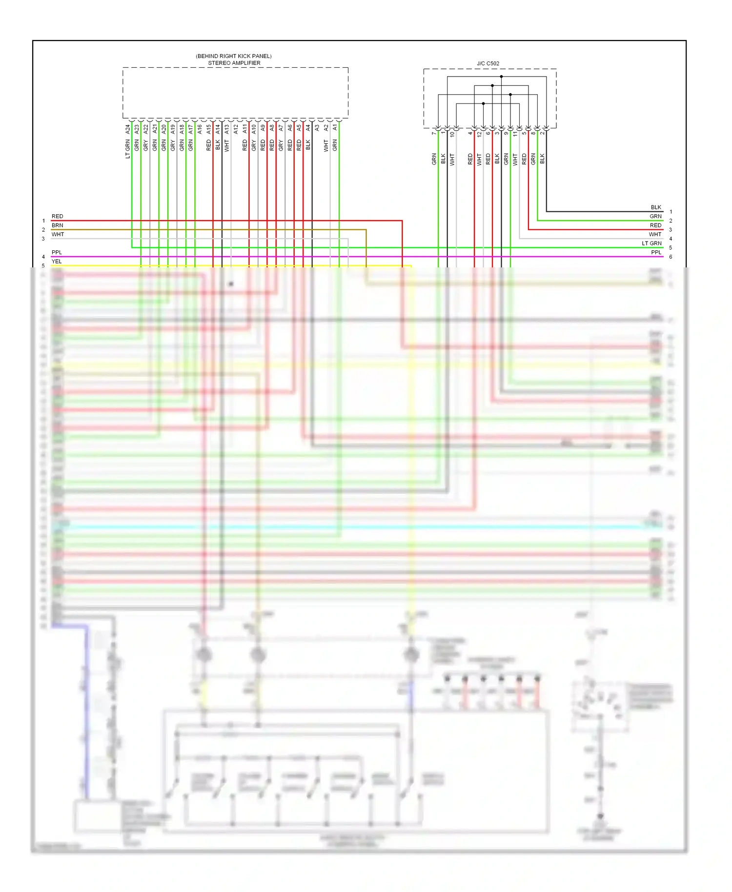 Wiring diagram red for Honda Crosstour I facelift (2012-2015) (123 of 133)