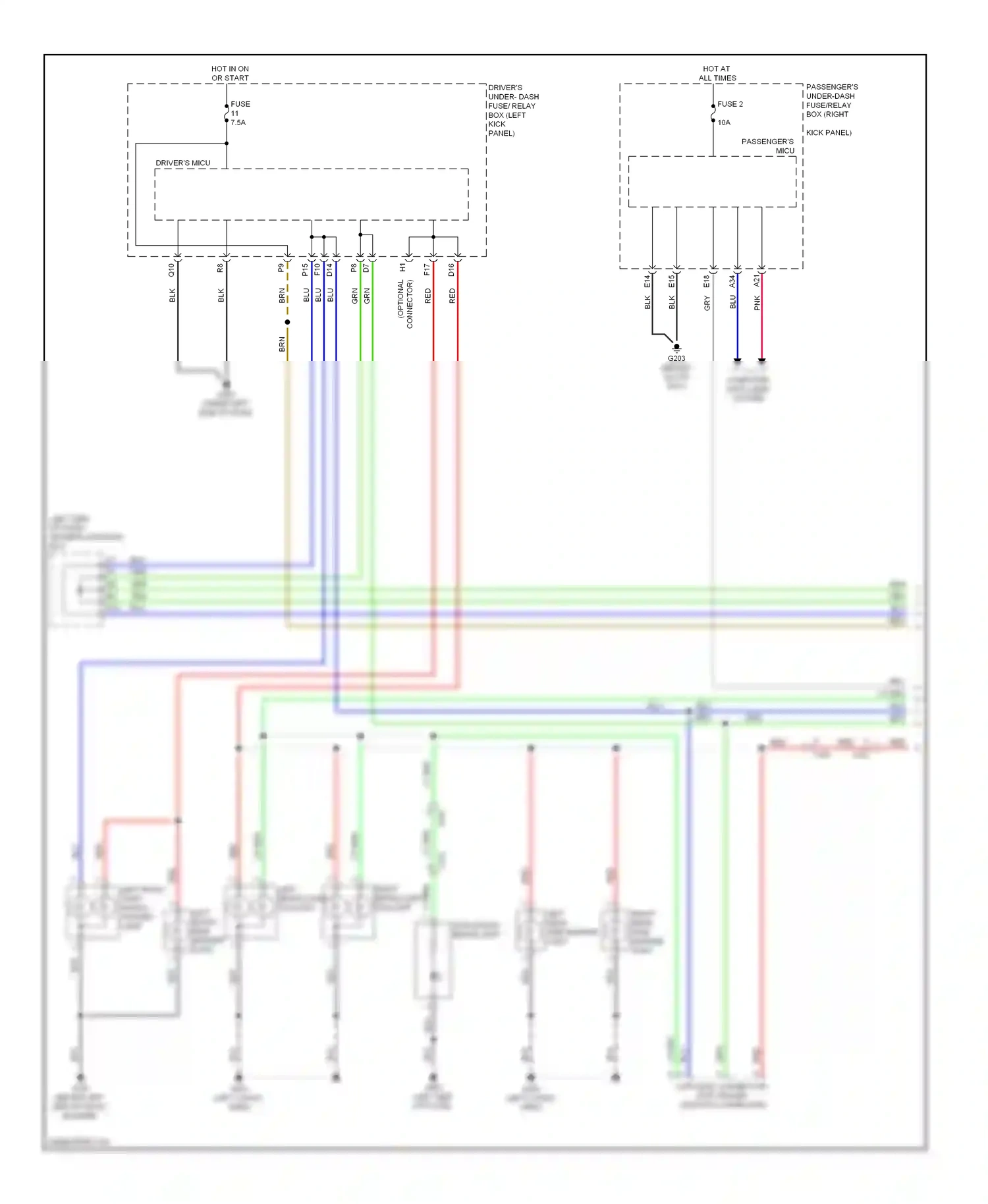 Wiring diagram red for Honda Crosstour I facelift (2012-2015) (45 of 133)
