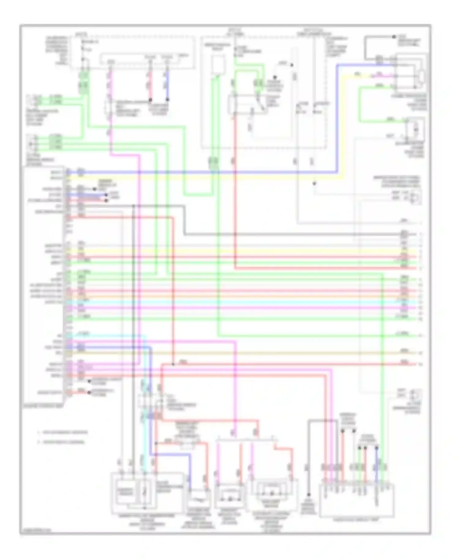 Crosstour Honda I (2009-2012): Automatic a/c circuit, without navigation (1 of 2)