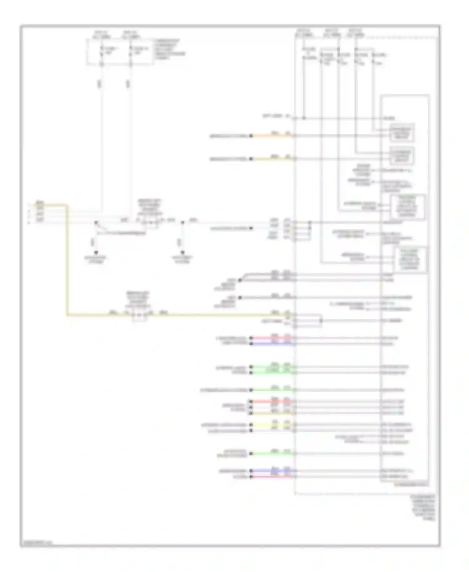 Crosstour Honda I (2009-2012): Body control modules circuit (2 of 2)