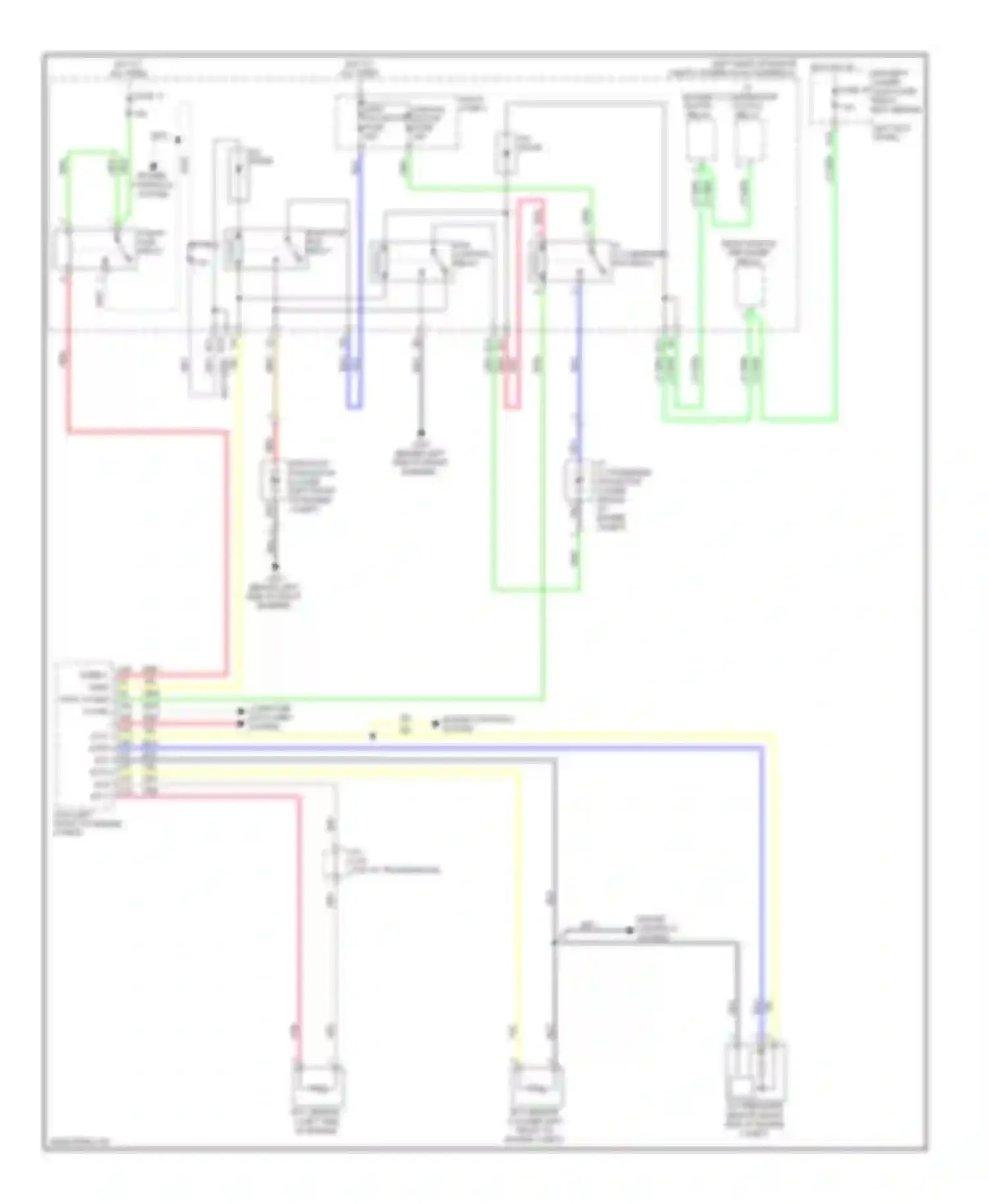 Crosstour Honda I (2009-2012): Cooling fan circuit