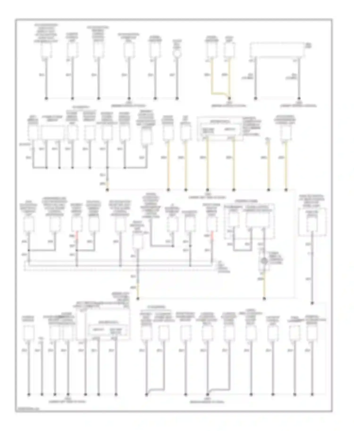 Crosstour Honda I (2009-2012): Ground distribution circuit (3 of 4)