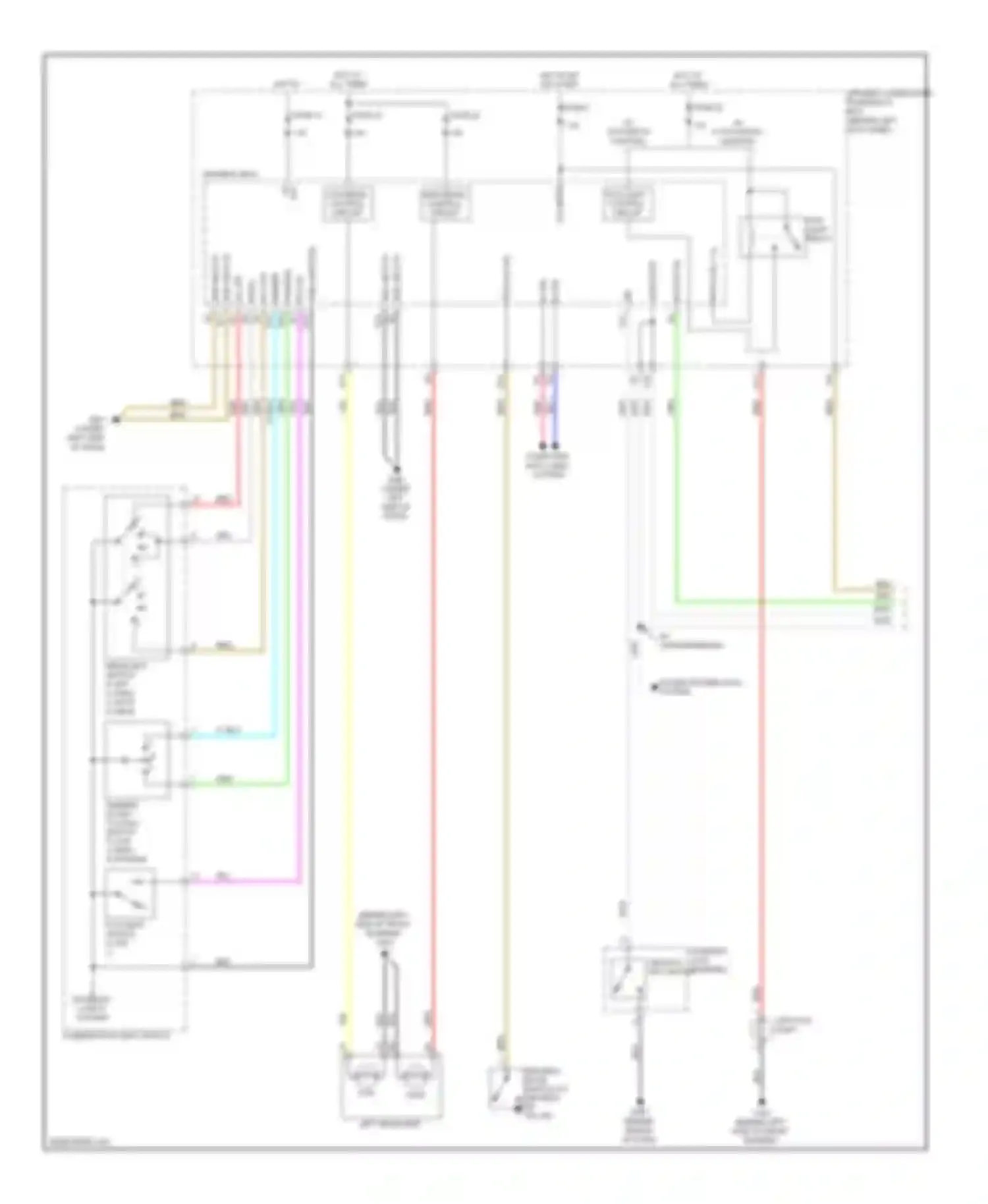 Crosstour Honda I (2009-2012): Headlights circuit (1 of 2)