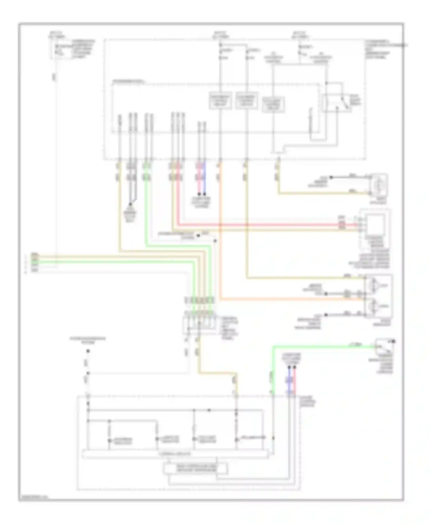 Crosstour Honda I (2009-2012): Headlights circuit (2 of 2)