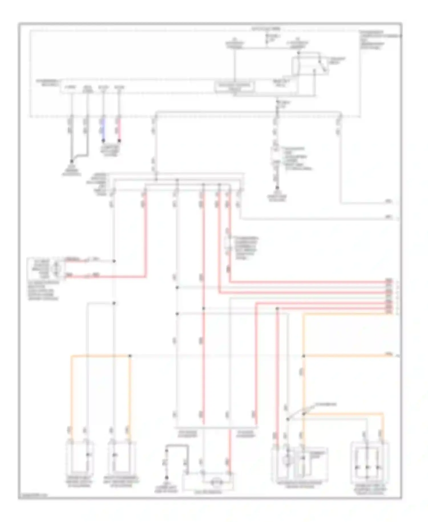 Crosstour Honda I (2009-2012): Instrument illumination circuit (1 of 3)