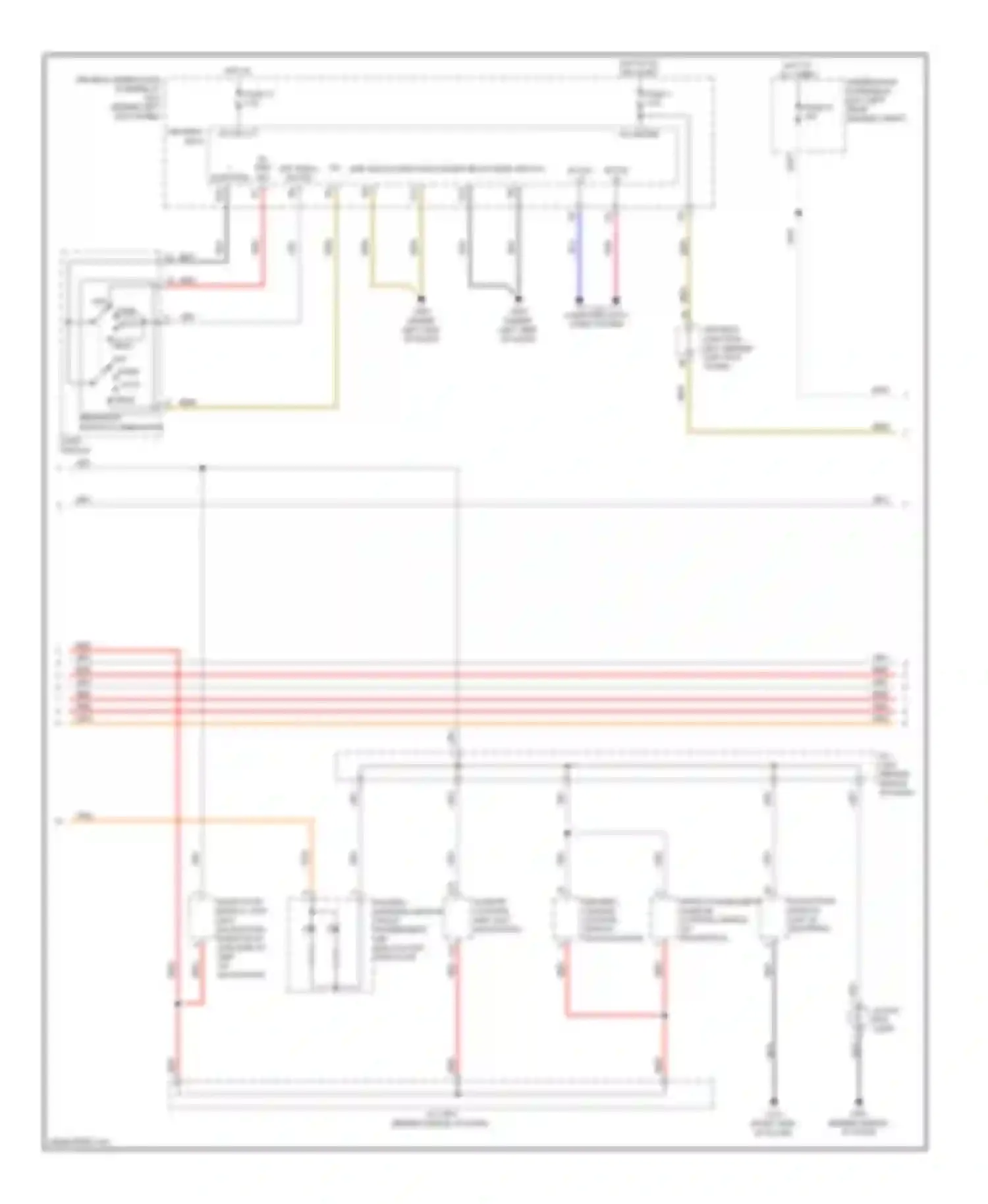 Crosstour Honda I (2009-2012): Instrument illumination circuit (2 of 3)