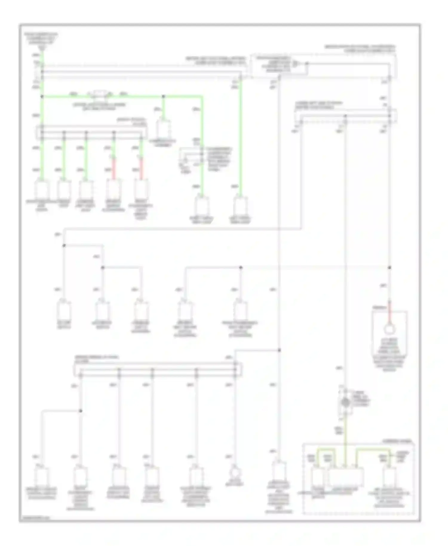 Crosstour Honda I (2009-2012): Power distribution circuit (5 of 7)