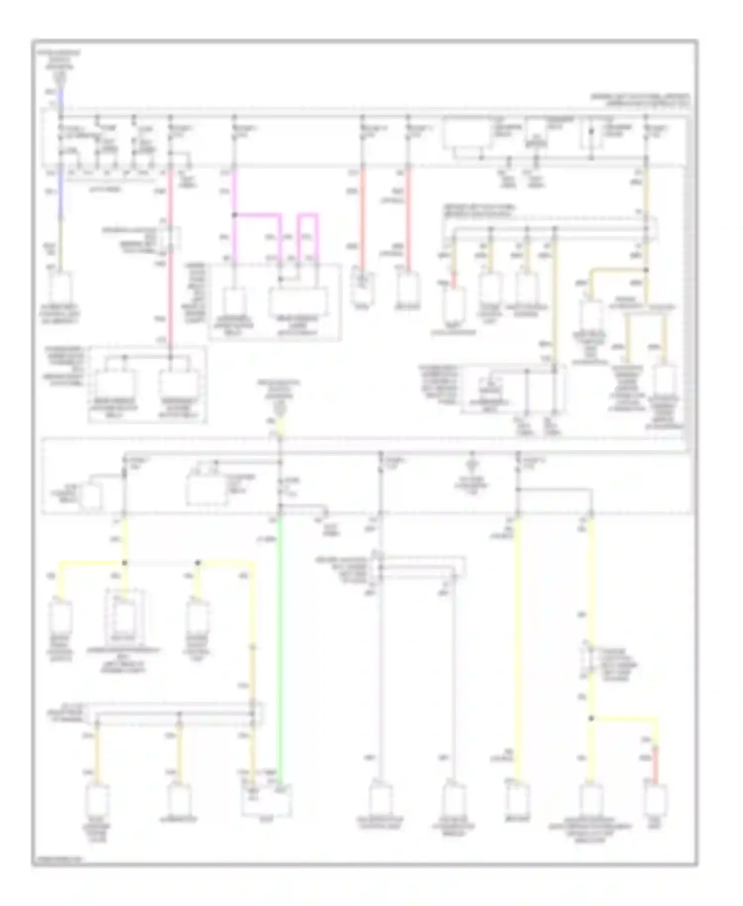 Crosstour Honda I (2009-2012): Power distribution circuit (6 of 7)