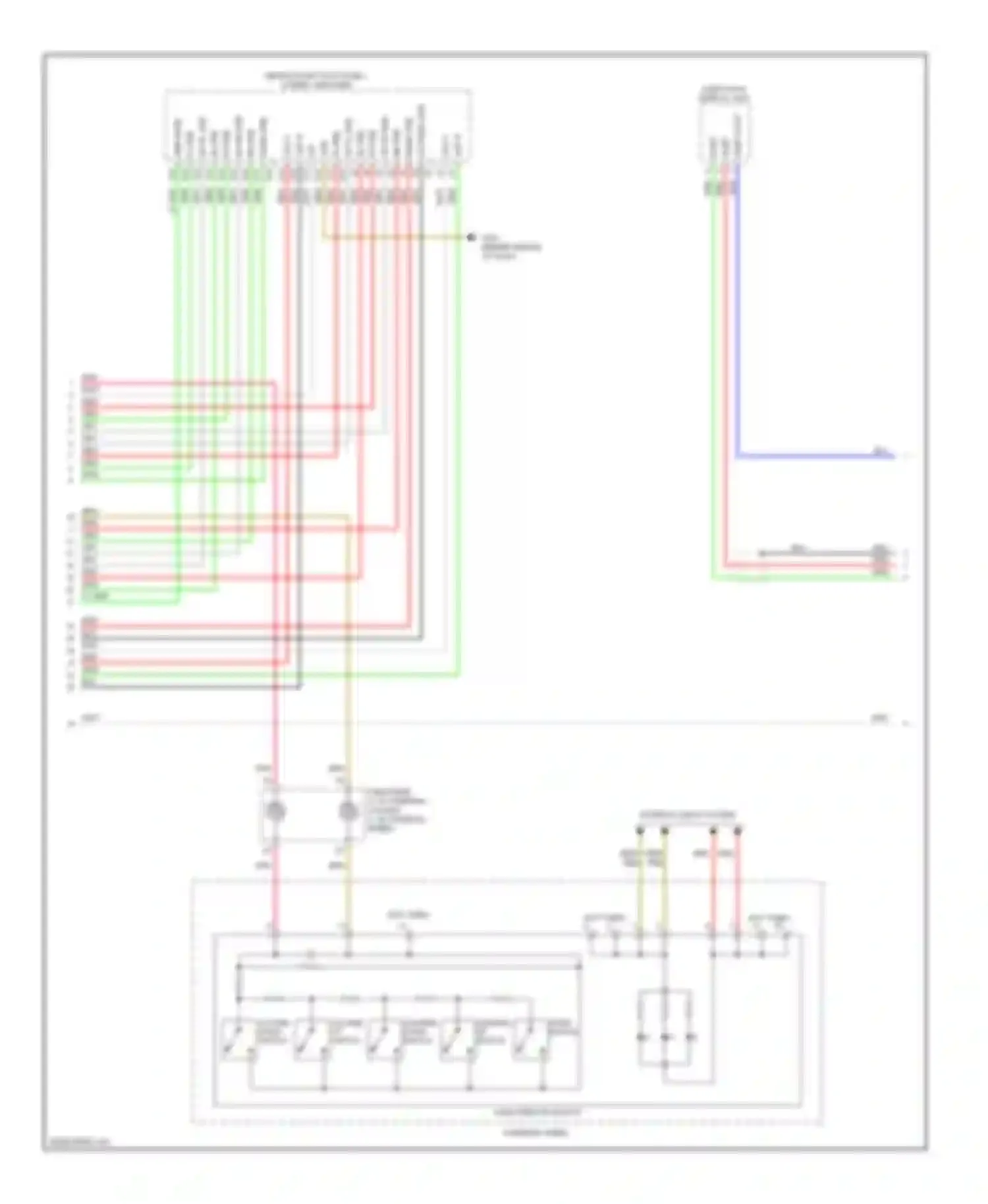 Crosstour Honda I (2009-2012): Base radio circuit (2 of 3)
