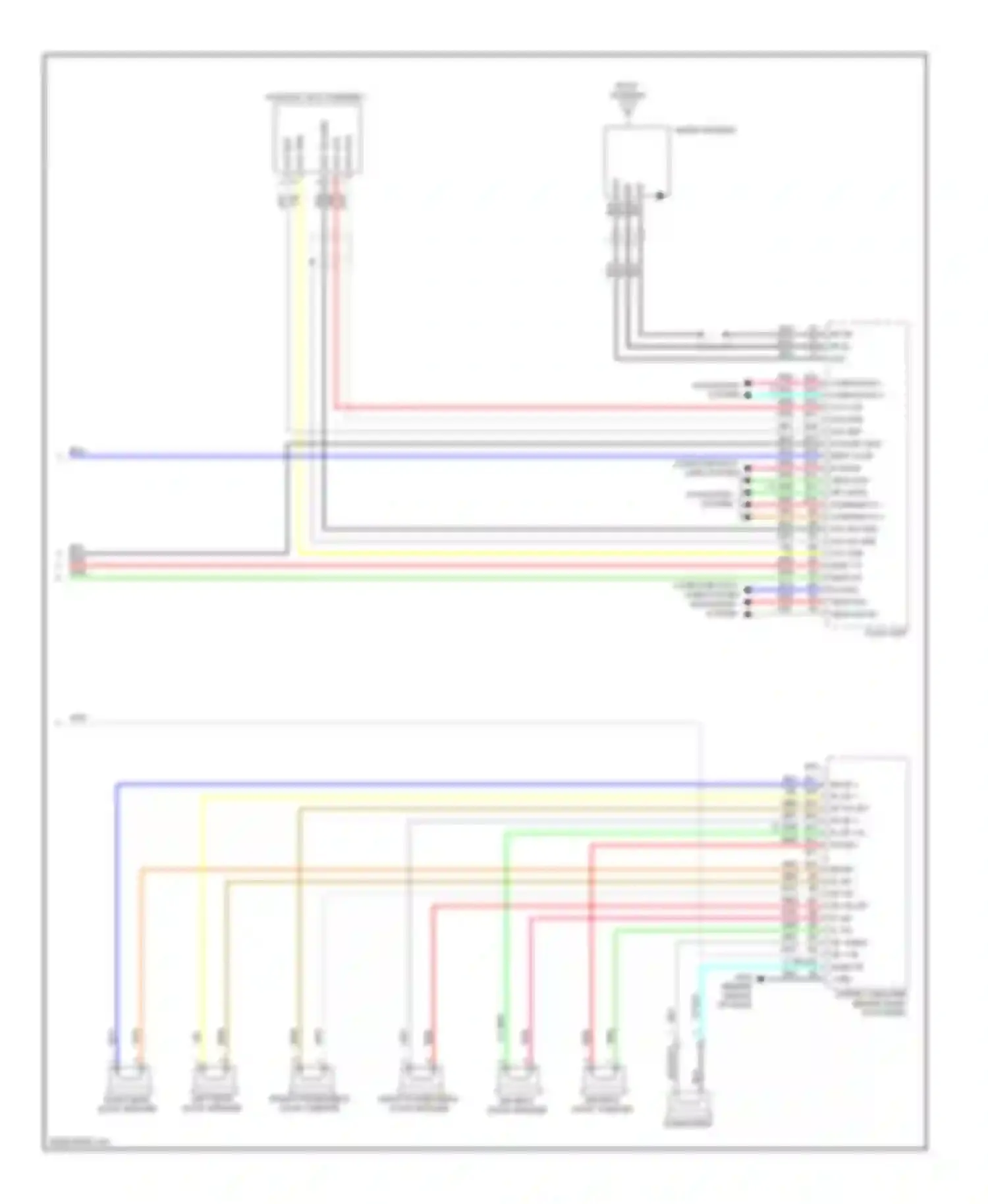 Crosstour Honda I (2009-2012): Base radio circuit (3 of 3)