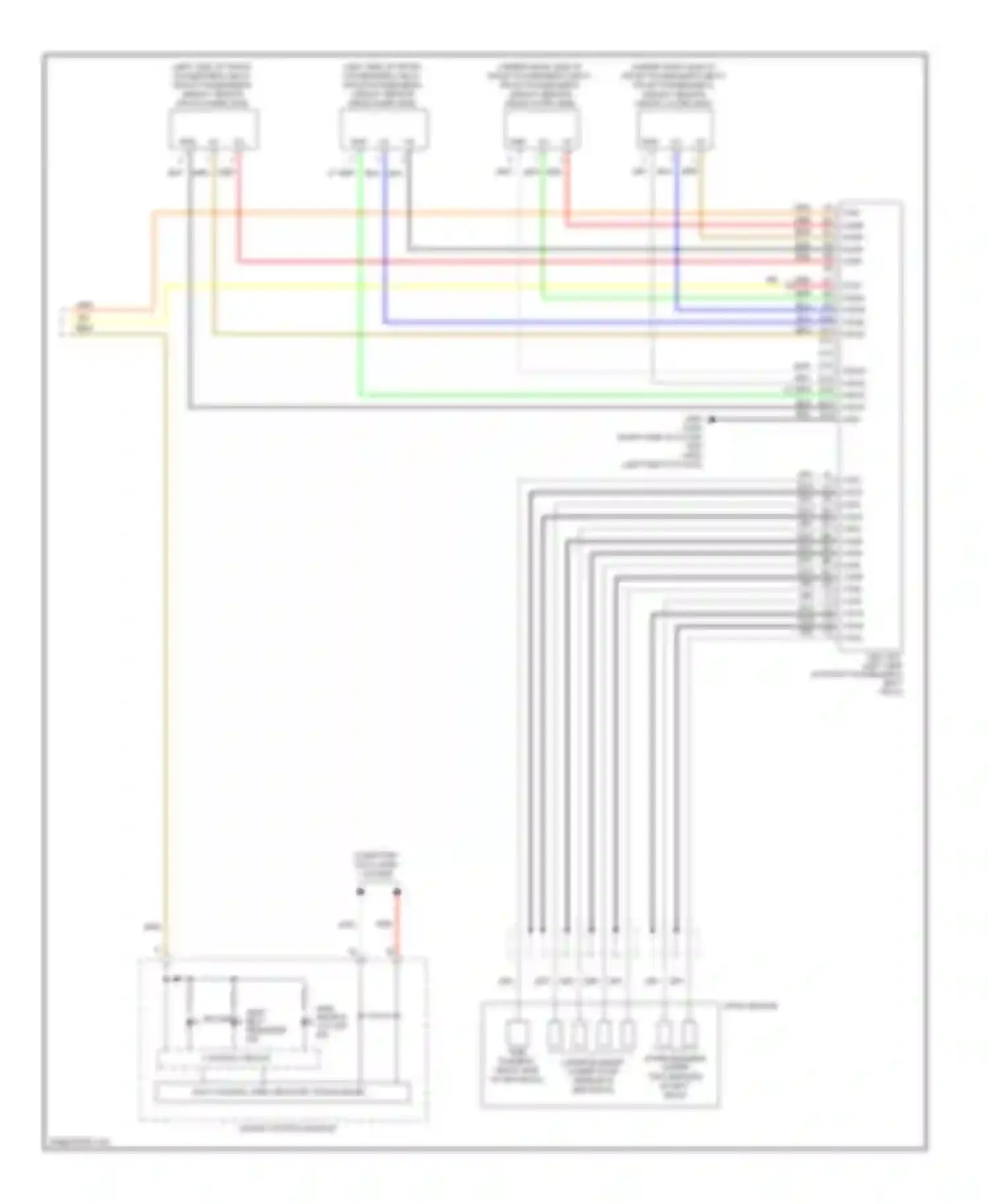 Crosstour Honda I (2009-2012): Supplemental restraints circuit (3 of 3)