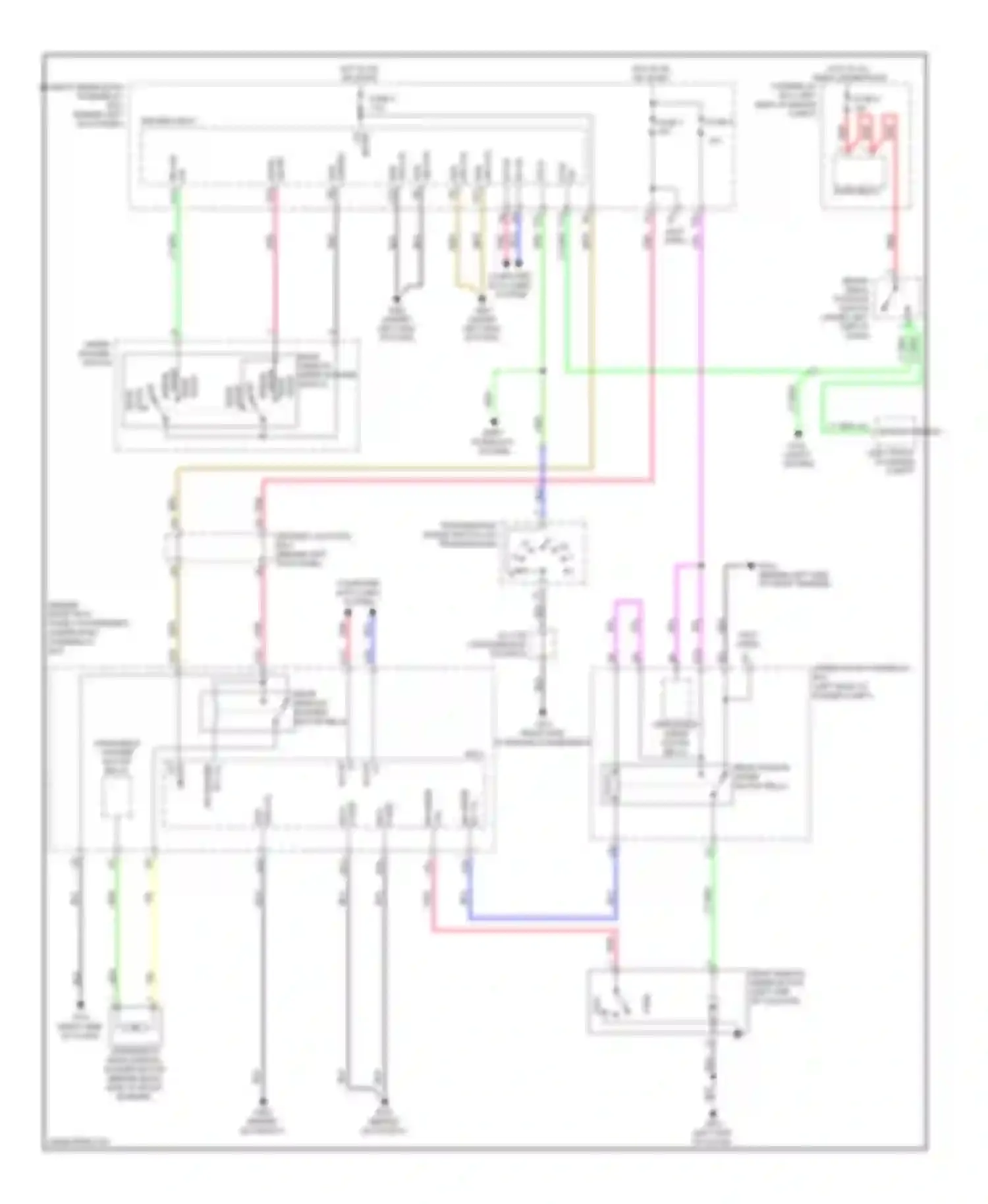 Crosstour Honda I (2009-2012): Rear wiper/washer circuit
