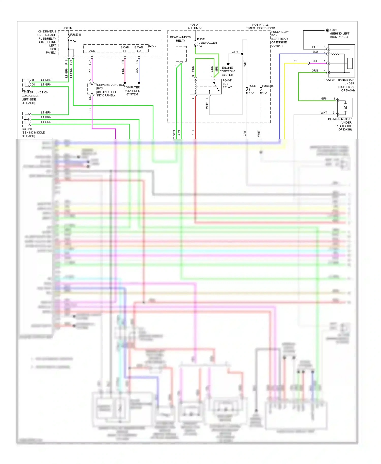 Wiring diagram blk for Honda Crosstour I (2009-2012) (5 of 96)