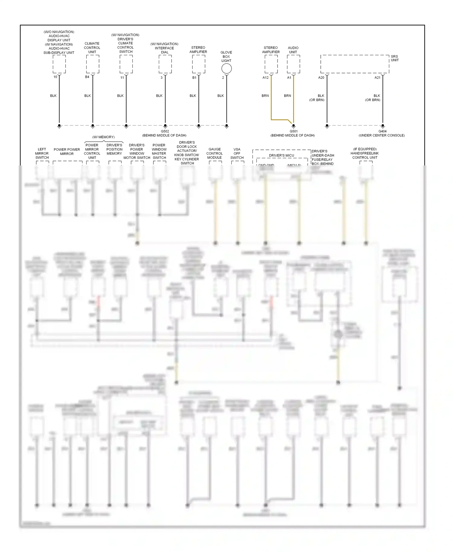 Wiring diagram blk for Honda Crosstour I (2009-2012) (35 of 96)