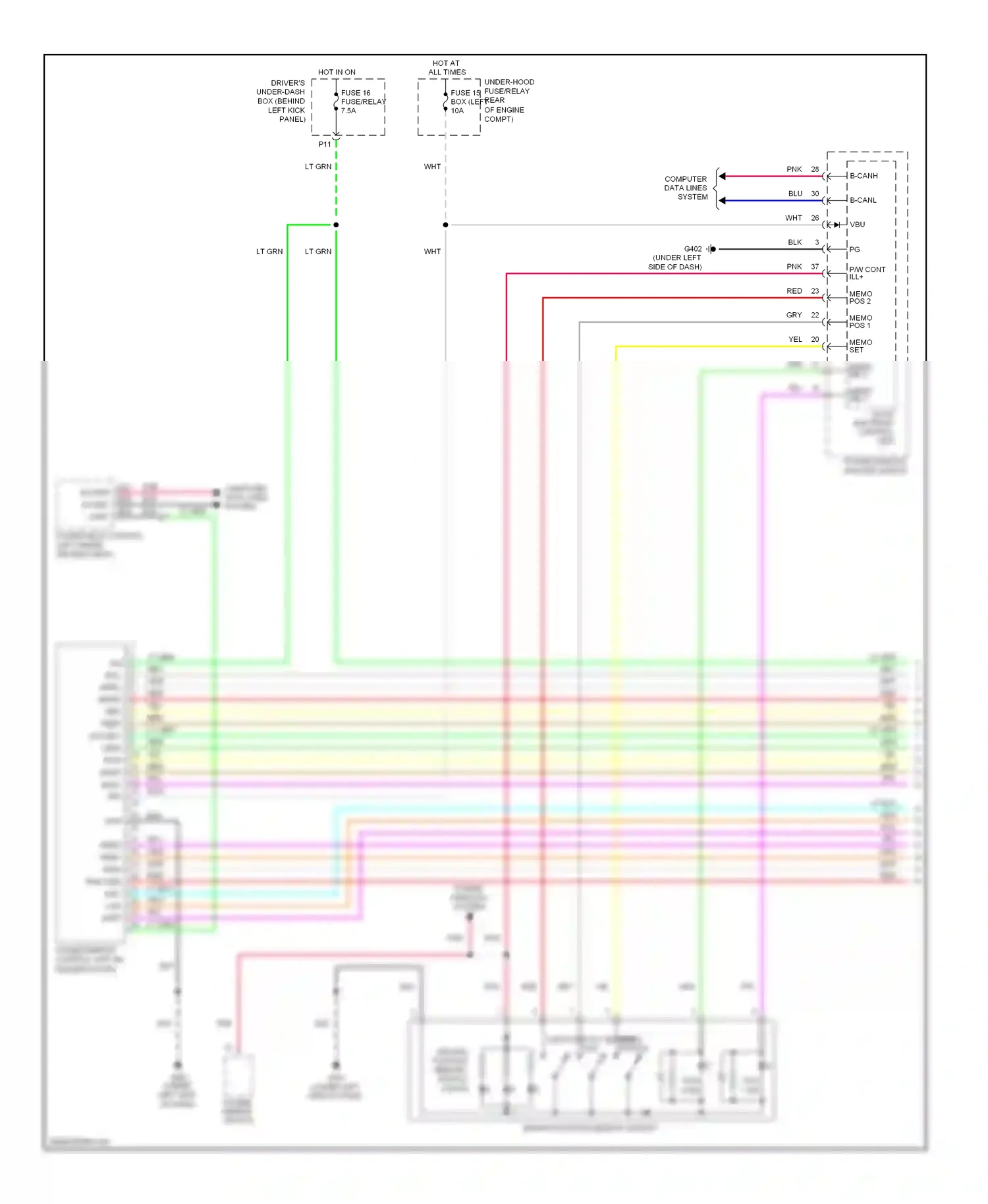 Wiring diagram blk for Honda Crosstour I (2009-2012) (50 of 96)