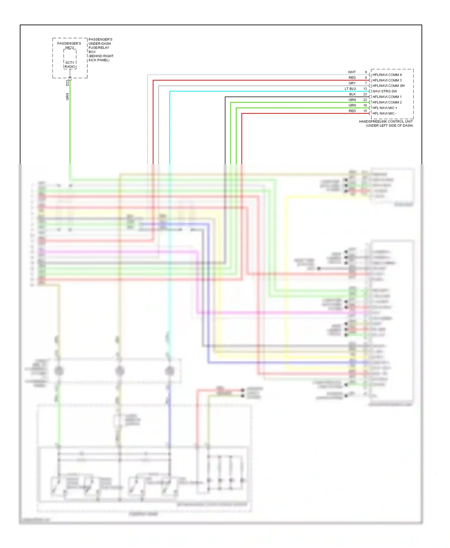 Wiring diagram blu for Honda Crosstour I (2009-2012) (43 of 83)
