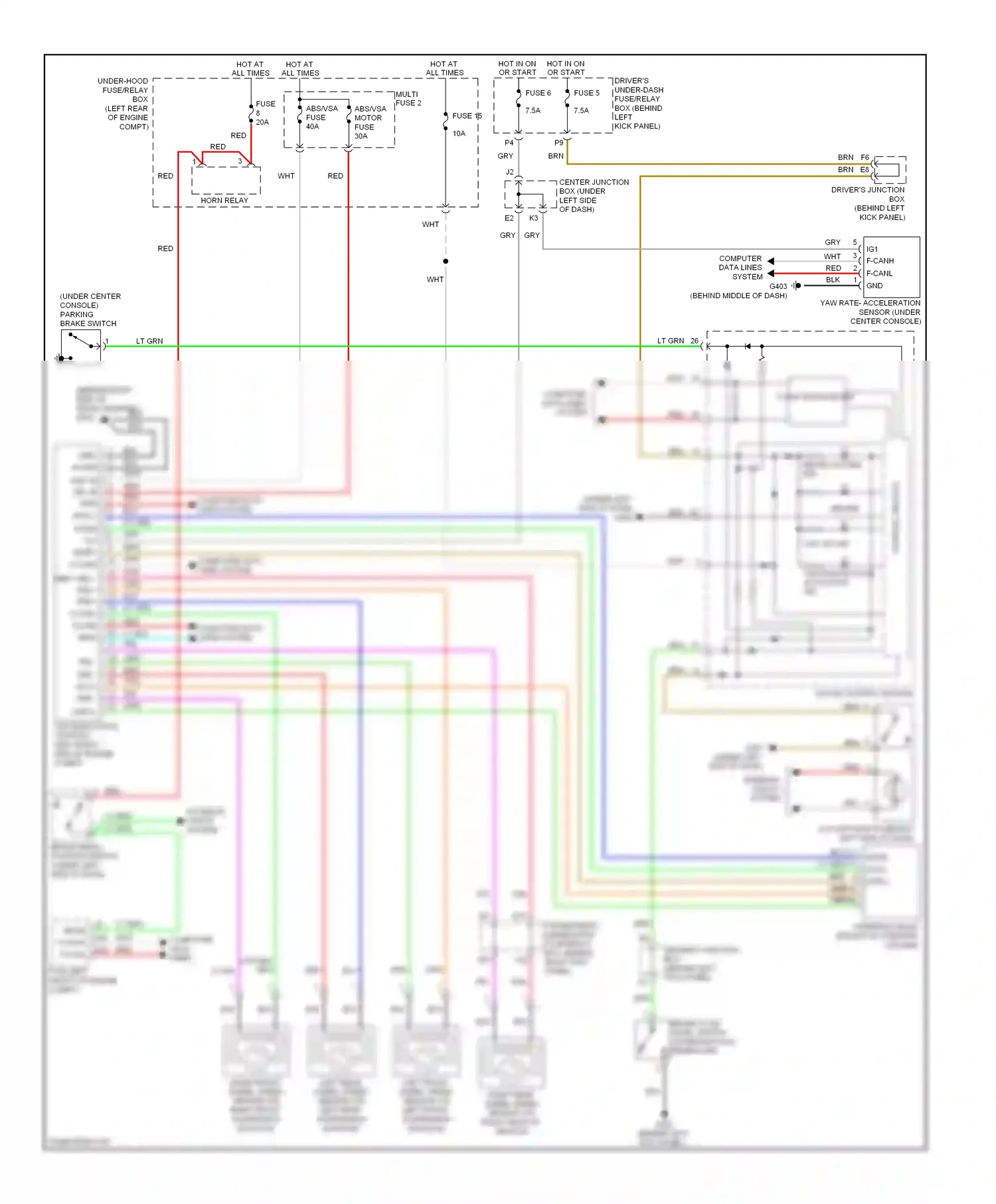 Wiring diagram computer data lines system lt ppl for Honda Crosstour I (2009-2012) (1 of 1)