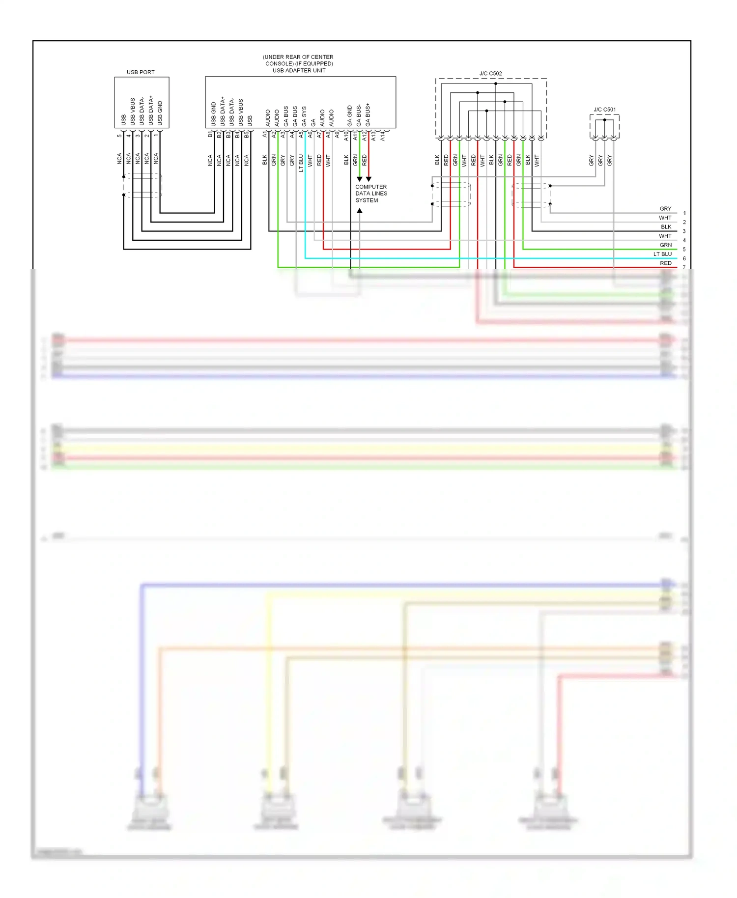 Wiring diagram computer data lines system for Honda Crosstour I (2009-2012) (47 of 58)