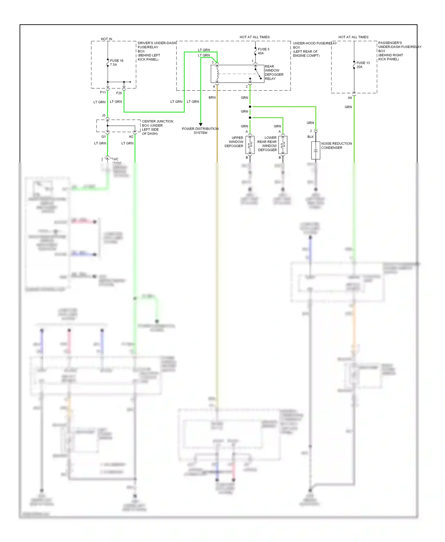 Wiring diagram control unit vmpas for Honda Crosstour I (2009-2012) (2 of 2)