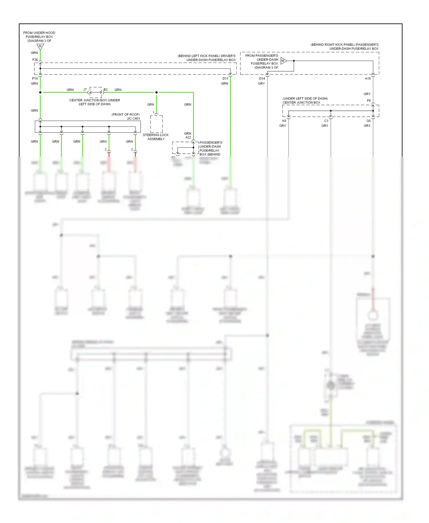 Wiring diagram cruise control combination switch for Honda Crosstour I (2009-2012) (4 of 4)