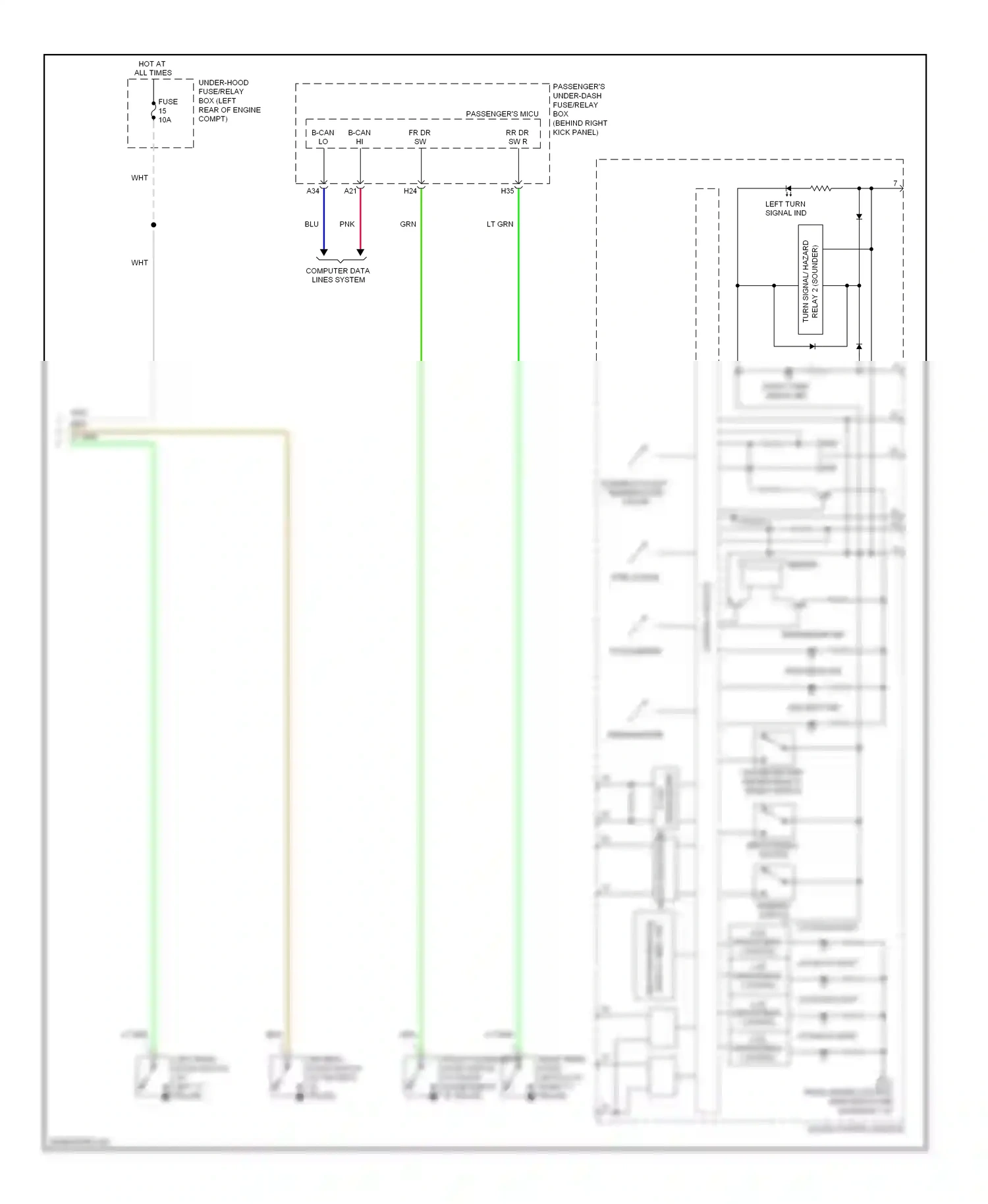 Wiring diagram gauge control module for Honda Crosstour I (2009-2012) (9 of 22)