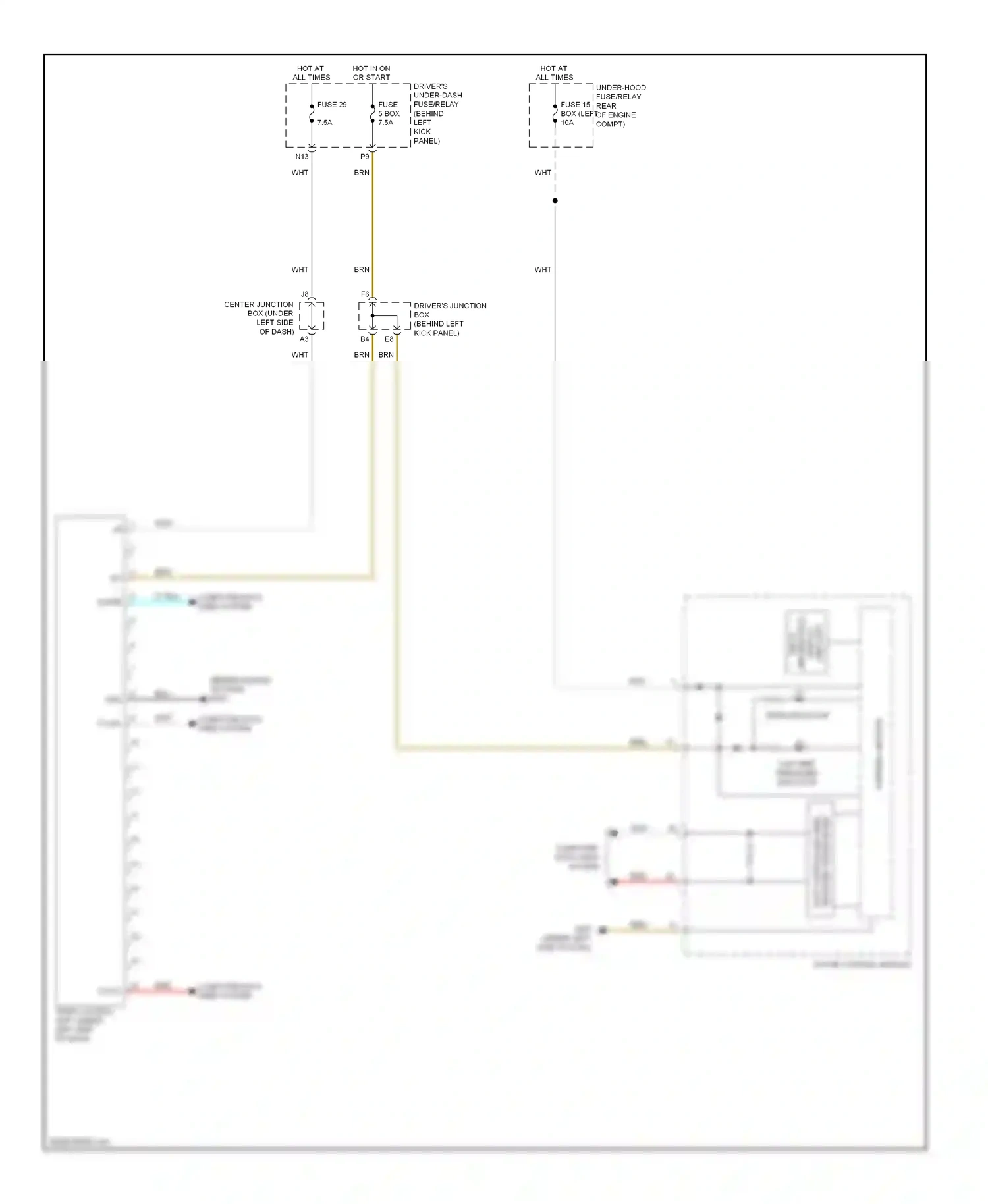 Wiring diagram information display for Honda Crosstour I (2009-2012) (1 of 1)