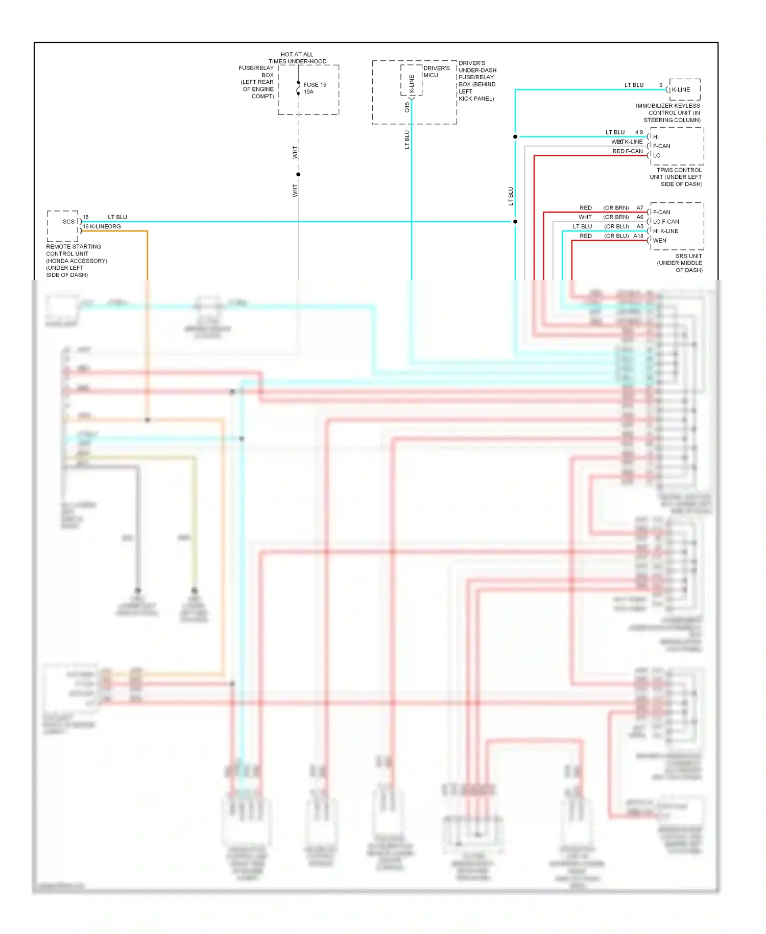 Wiring diagram lt blu for Honda Crosstour I (2009-2012) (8 of 56)
