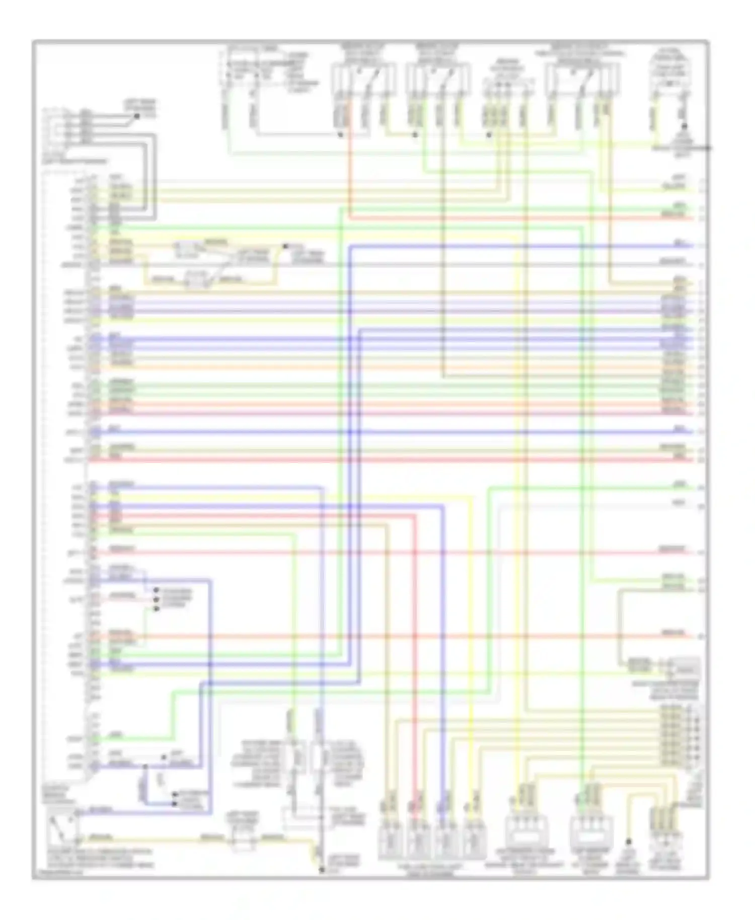 Element Honda I (2004-2009): Wiring diagram engine performance 2.4l (1 of 4)