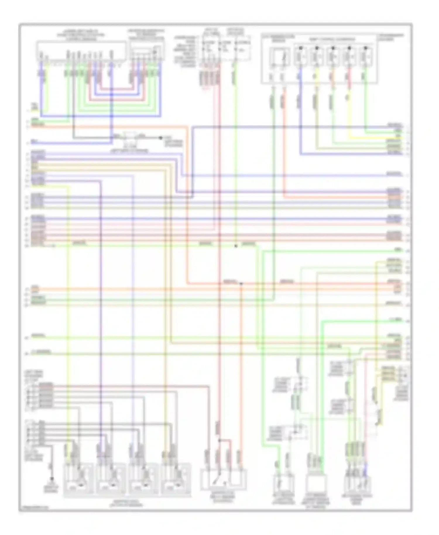 Element Honda I (2004-2009): Wiring diagram engine performance 2.4l (3 of 4)