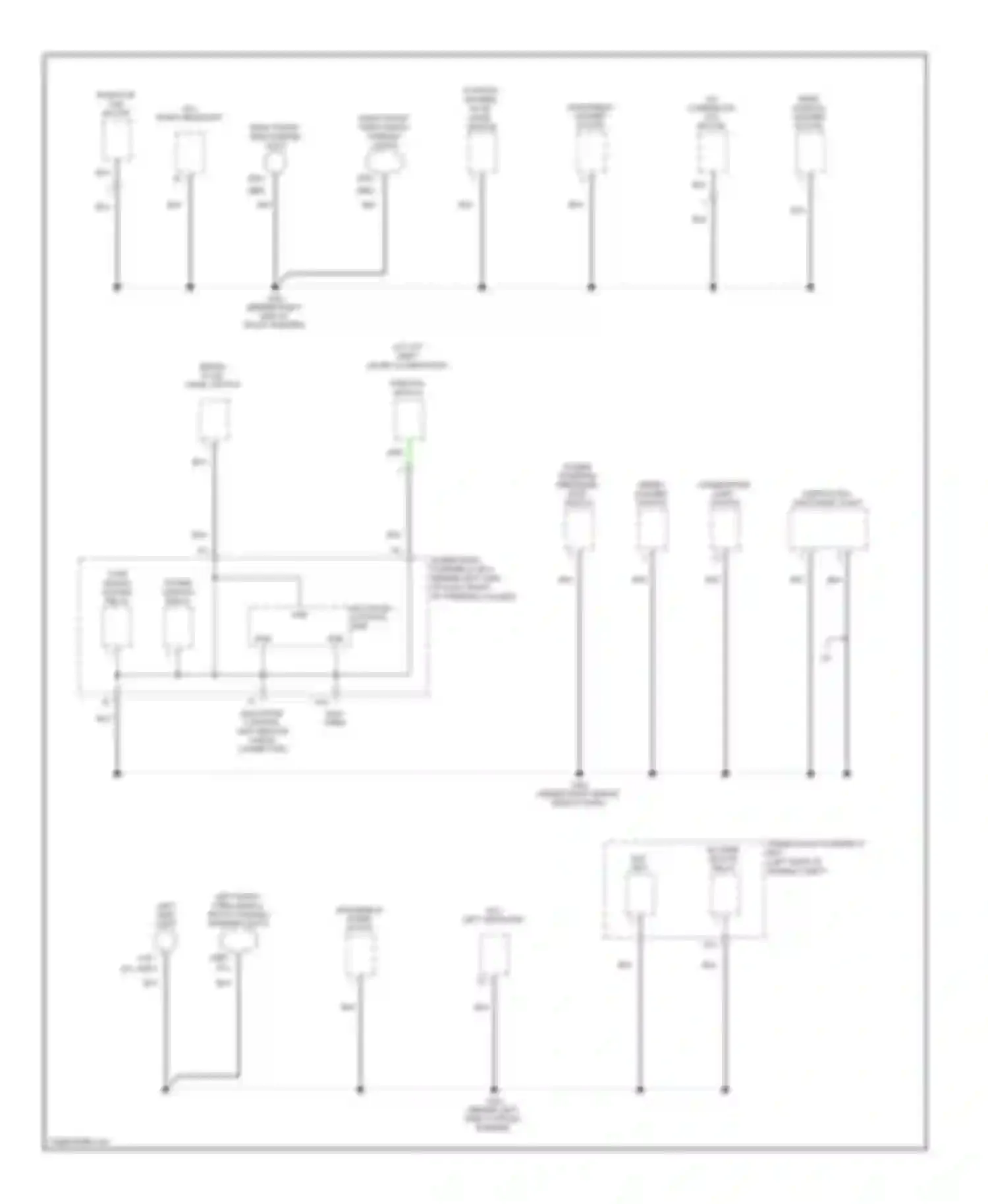 Element Honda I (2004-2009): Ground distribution circuit (2 of 4)