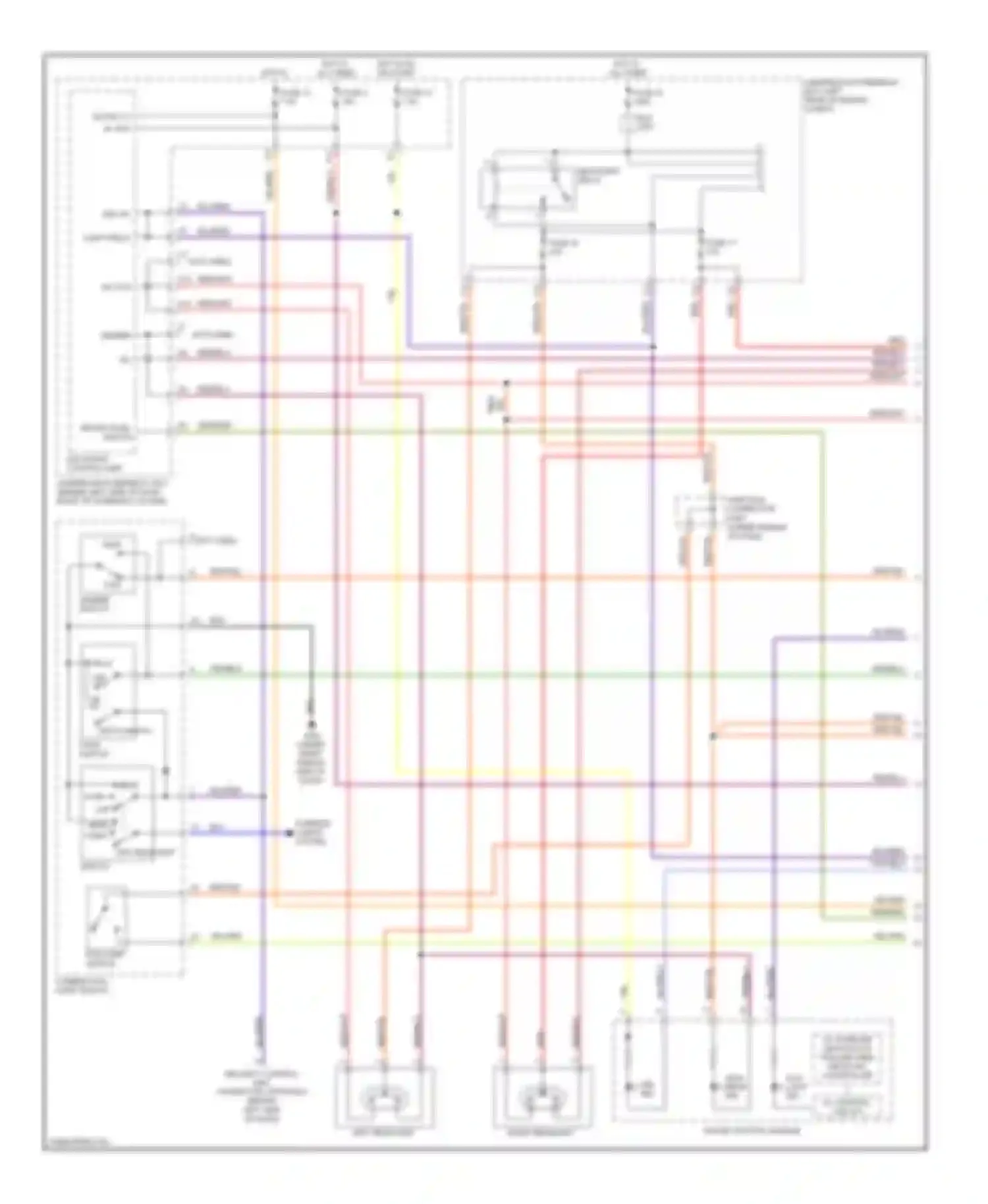 Element Honda I (2004-2009): Headlights circuit, lx ex with drl (1 of 2)
