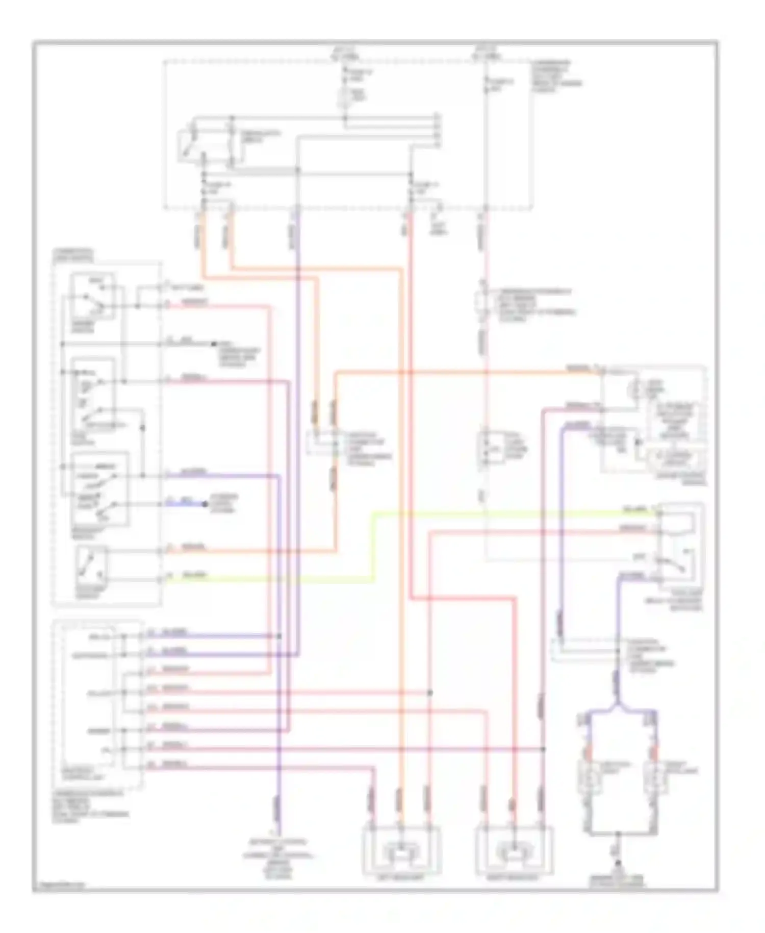 Element Honda I (2004-2009): Headlights circuit, lx ex without drl